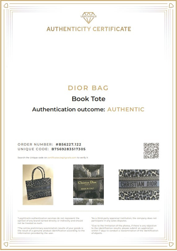 BORSA TOTE DIOR BOOK D-LACE RICAMO - EDIZIONE LIMITATA Modello medio