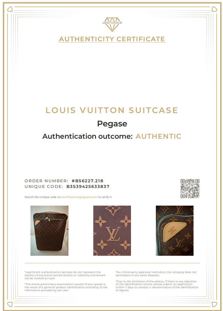 LOUIS VUITTON Koffer Pegase 55 Monorgam