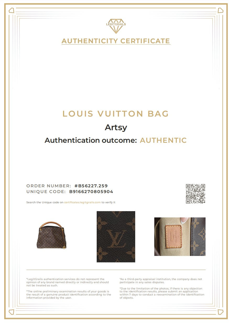 LOUIS VUITTON Artsy MM Monogram