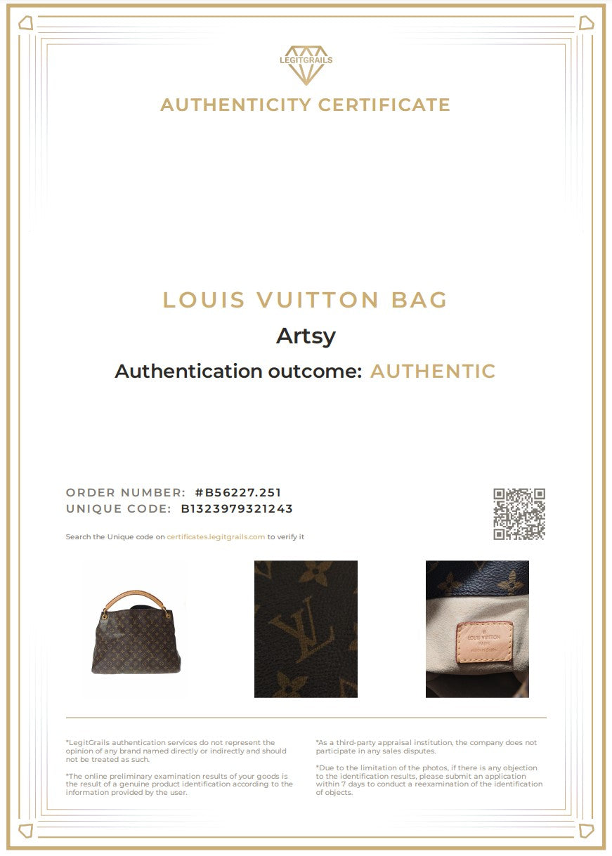 LOUIS VUITTON Artsy MM Monogram