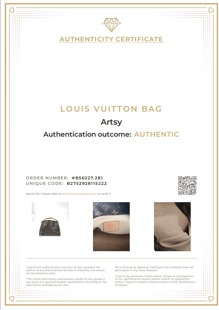 LOUIS VUITTON Artsy Monogram M40249