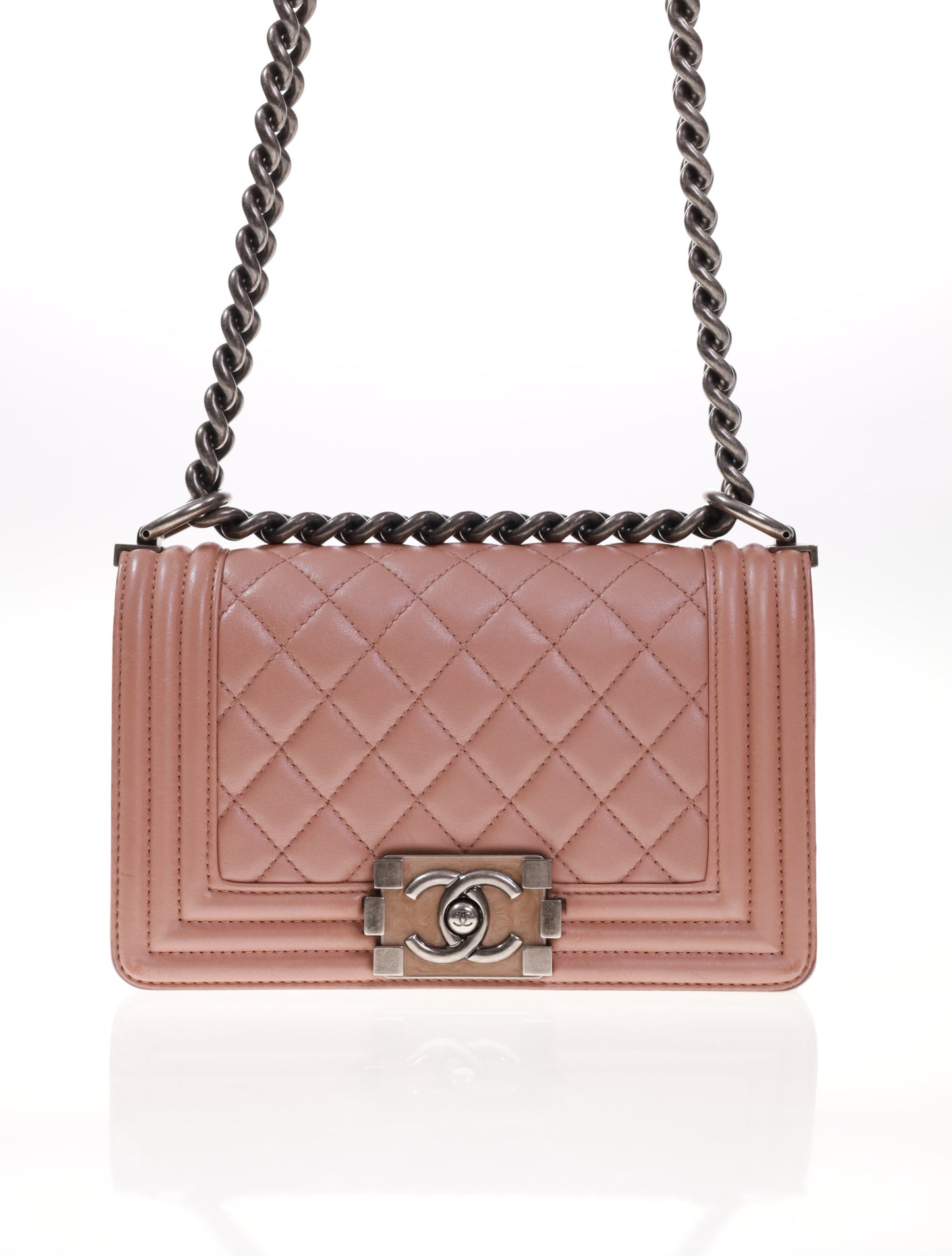 CHANEL Boy Bag kleine Tasche Leder