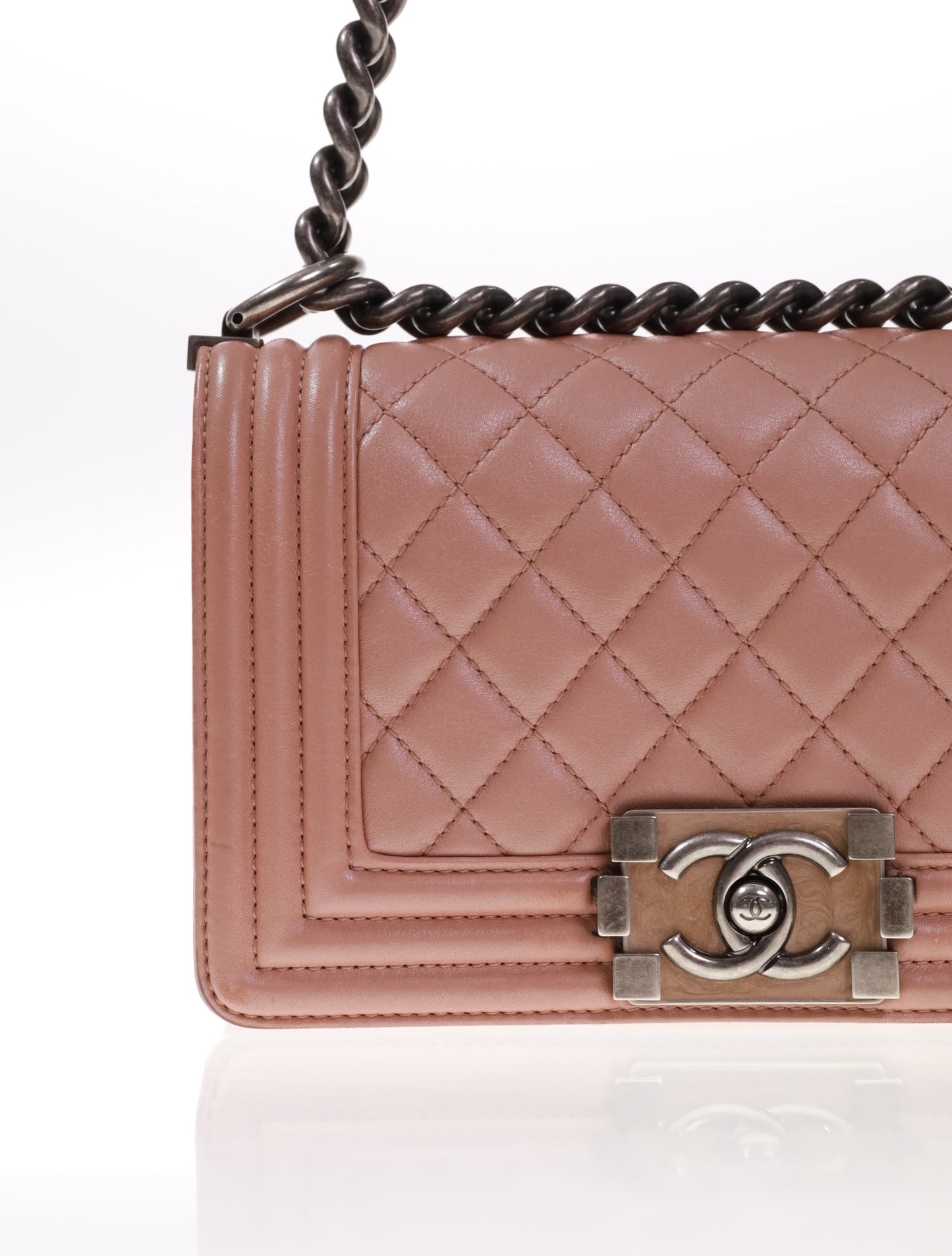 CHANEL Boy Bag kleine Tasche Leder