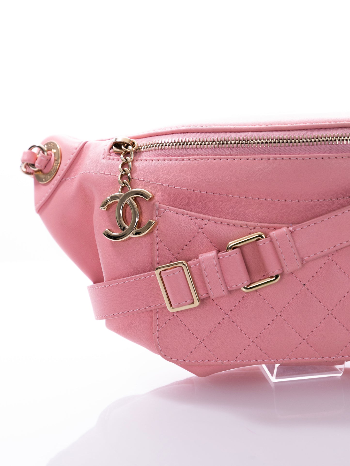 CHANEL Bumbag Sac Ceinture Rose Gold FULLSET Bauchtasche A57832B00525N0897