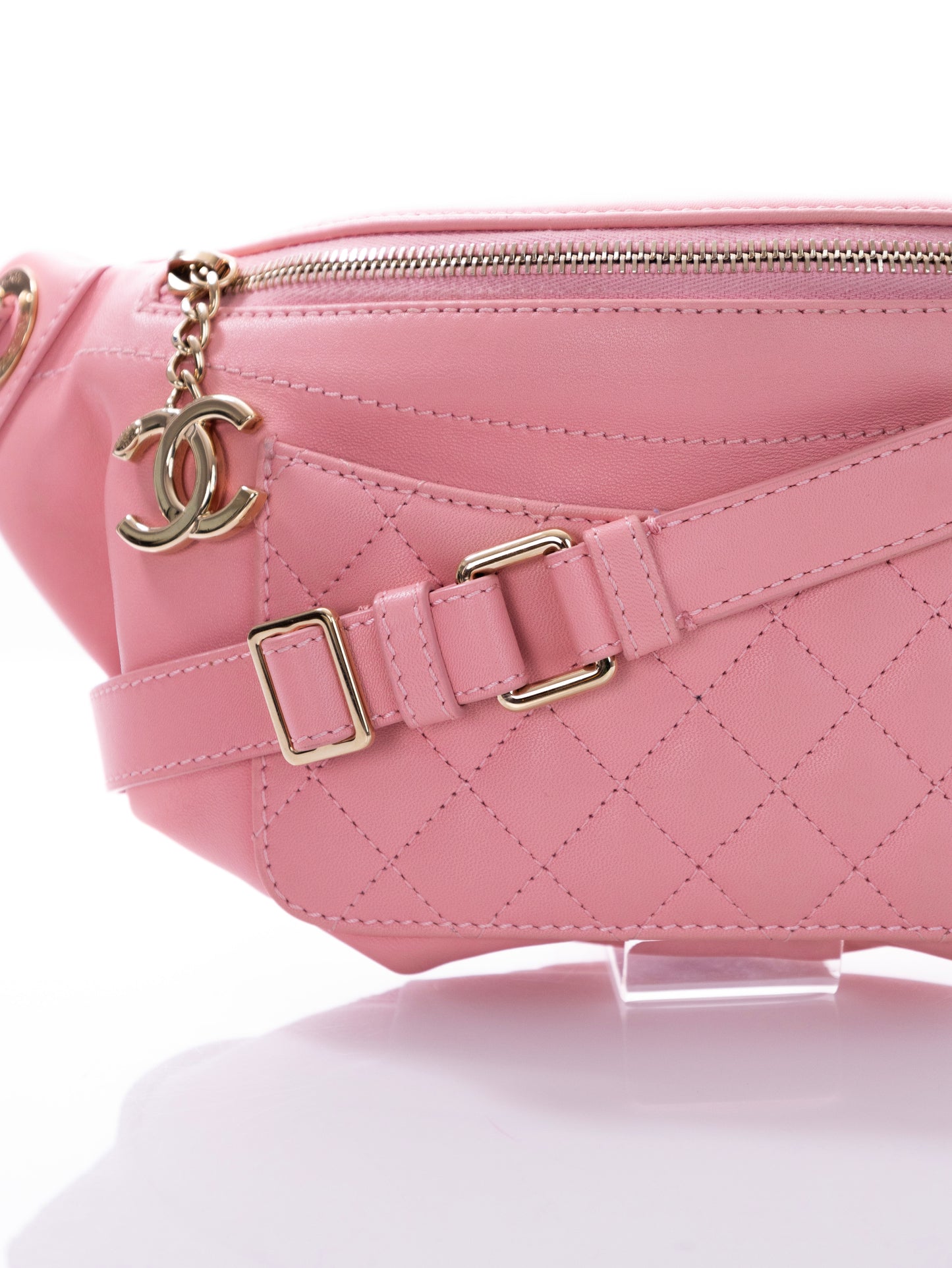 CHANEL Bumbag Sac Ceinture Rose Gold FULLSET Bauchtasche A57832B00525N0897