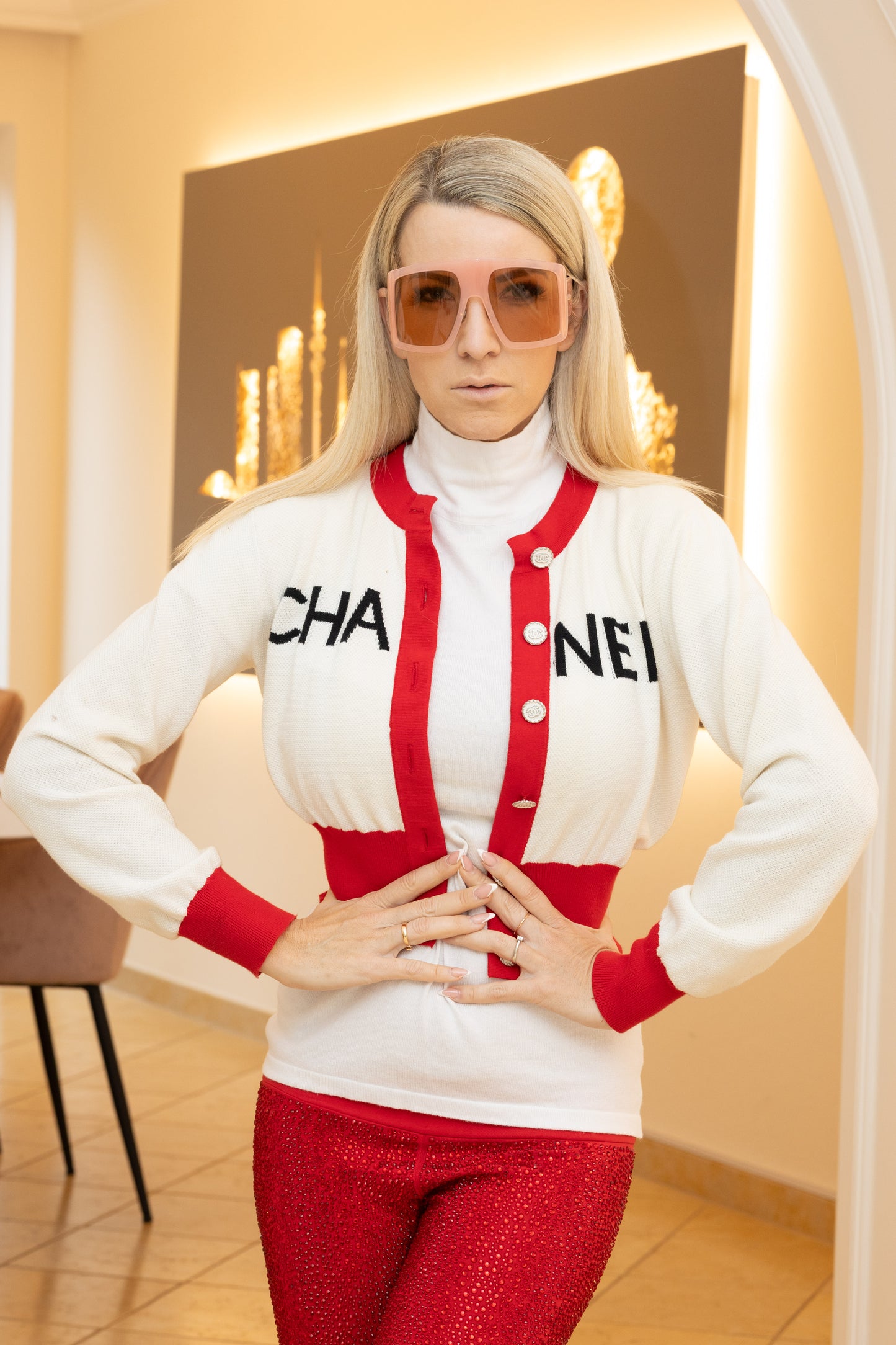 CARDIGAN CHANEL Maglione CHANEL taglia CC. 34 P61427 K46799 Primavera Estate 2019