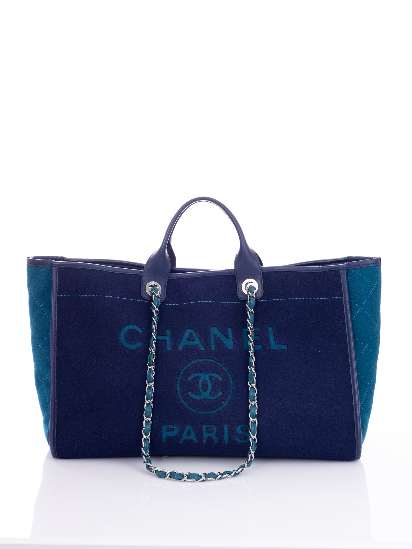 CHANEL DEAUVILLE GM A66941 B10404 Large Shopper Tragetasche