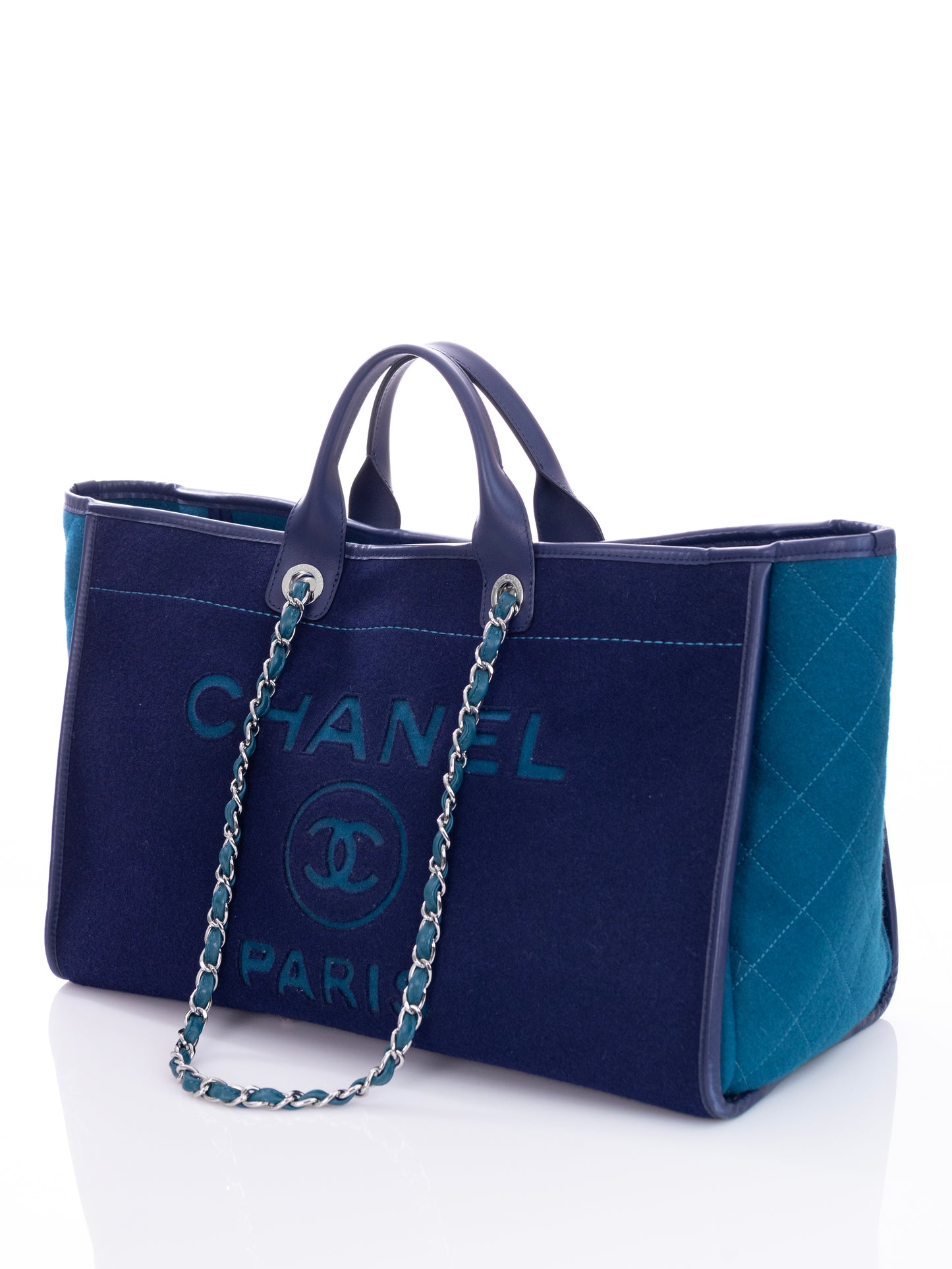 CHANEL DEAUVILLE GM A66941 B10404 Large Shopper Tragetasche