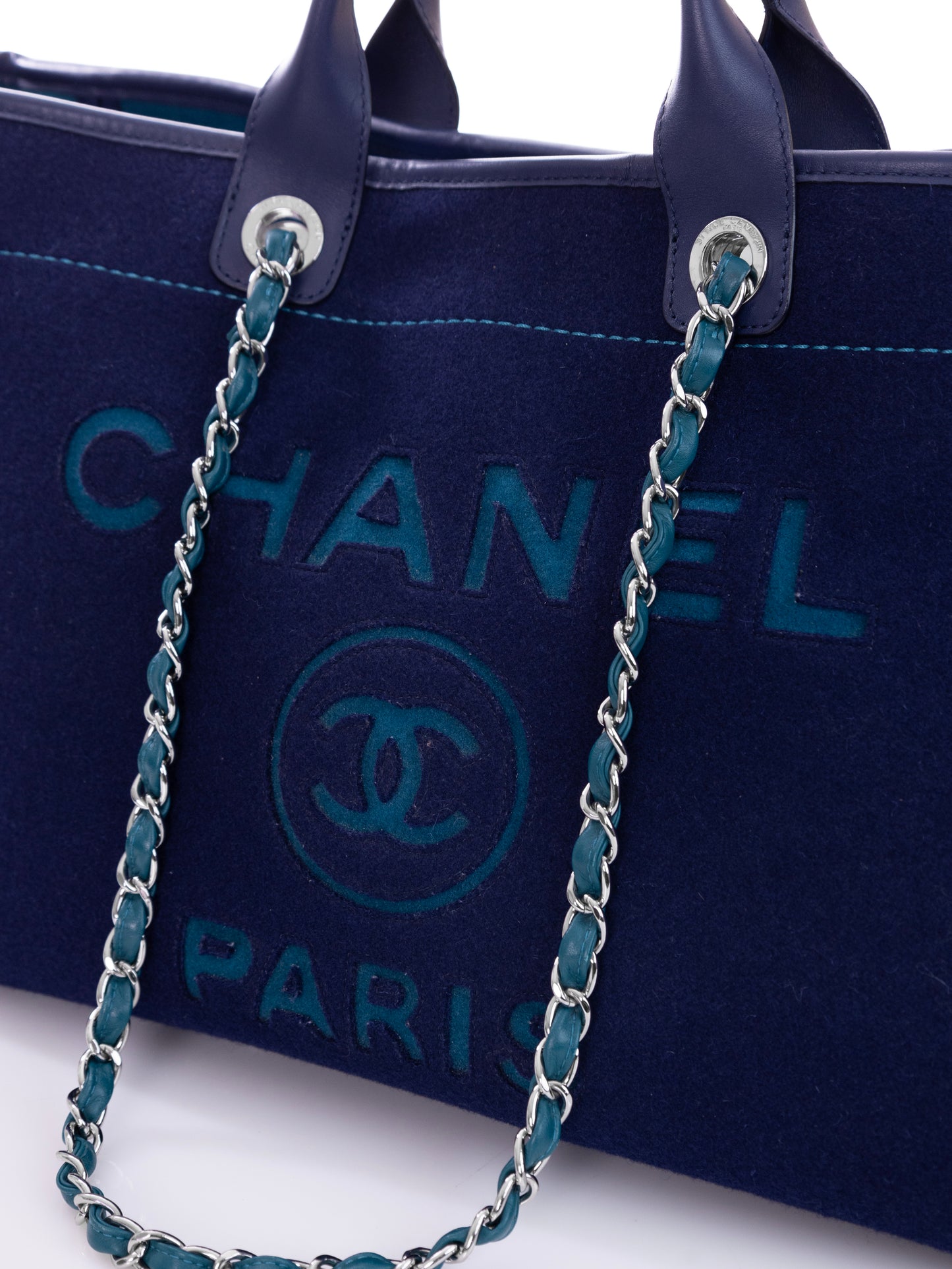 CHANEL DEAUVILLE GM A66941 B10404 Large Shopper Tragetasche