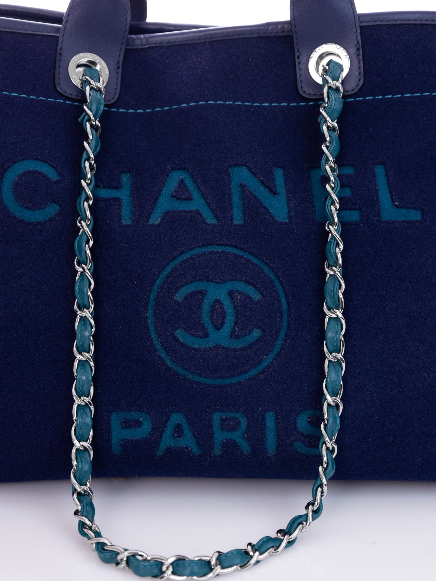 CHANEL DEAUVILLE GM A66941 B10404 Large Shopper Tragetasche