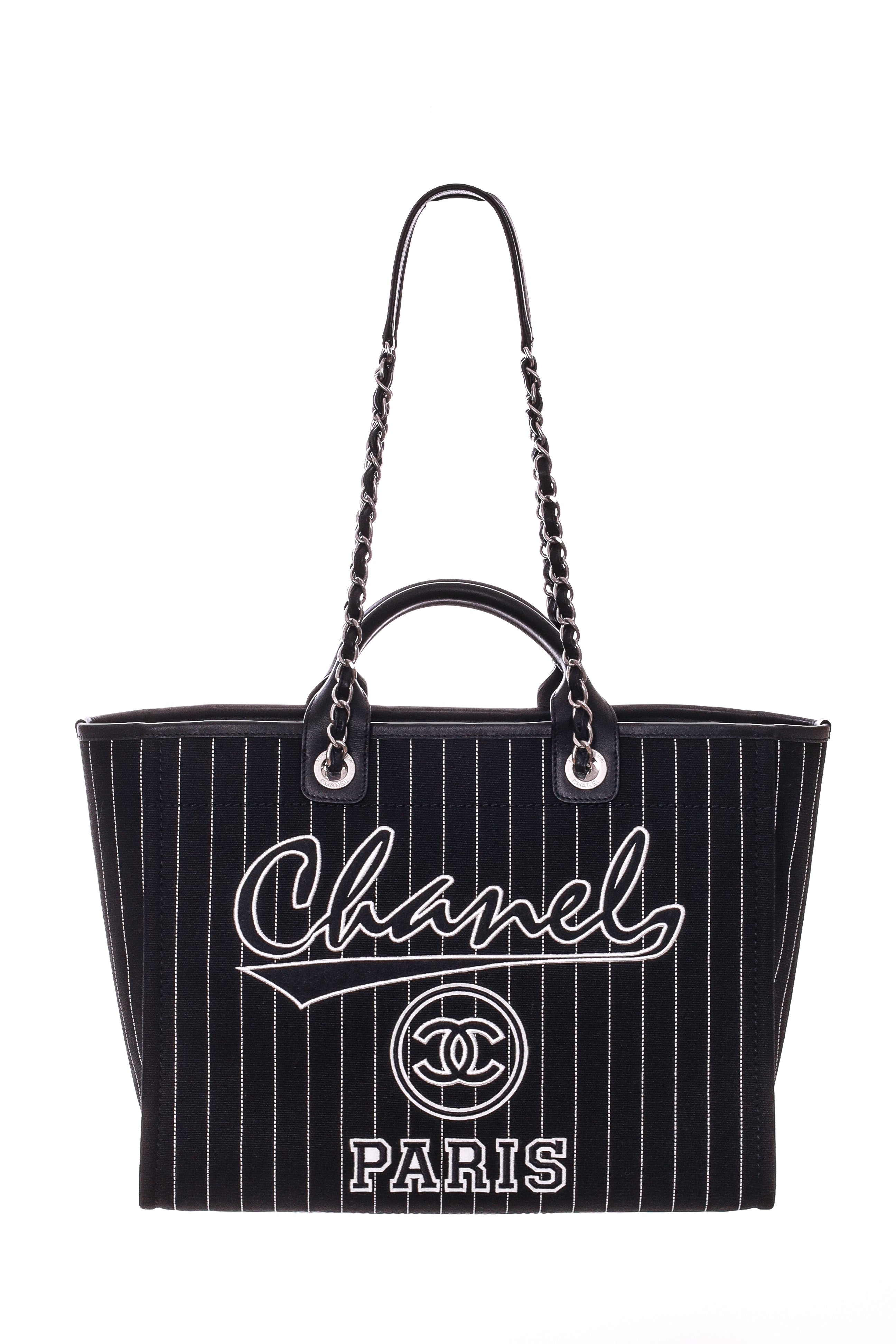 Chanel large shopper tote sale