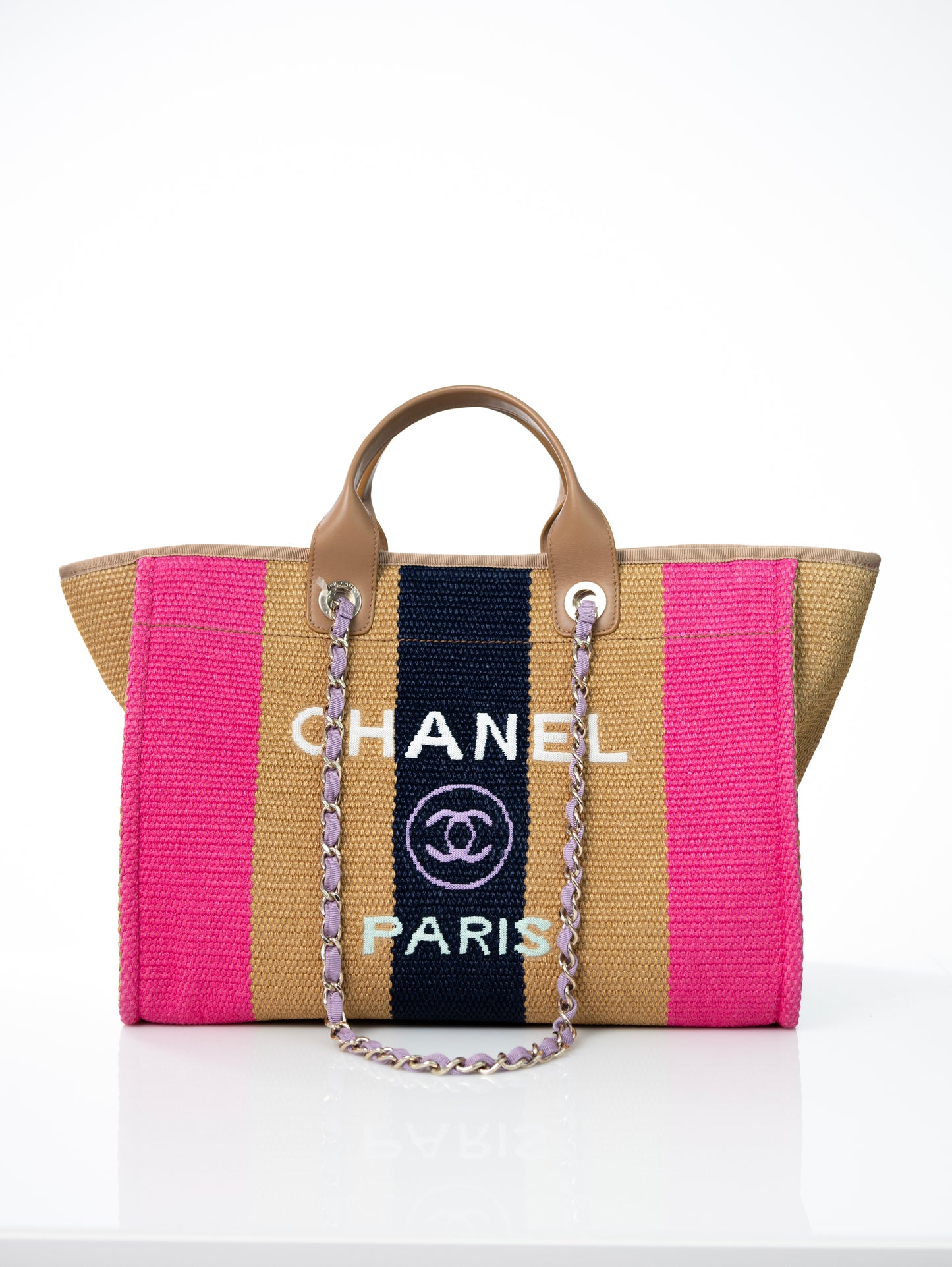 CHANEL DEAUVILLE SONDEREDITION A66941 B01940 Large Shopper Tragetasche Korb