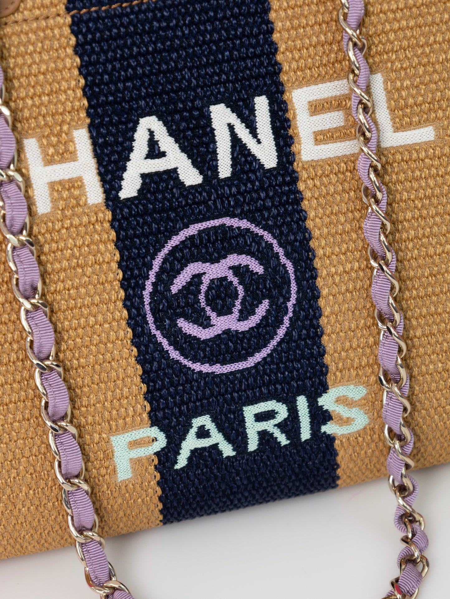 CHANEL DEAUVILLE SONDEREDITION A66941 B01940 Large Shopper Tragetasche Korb