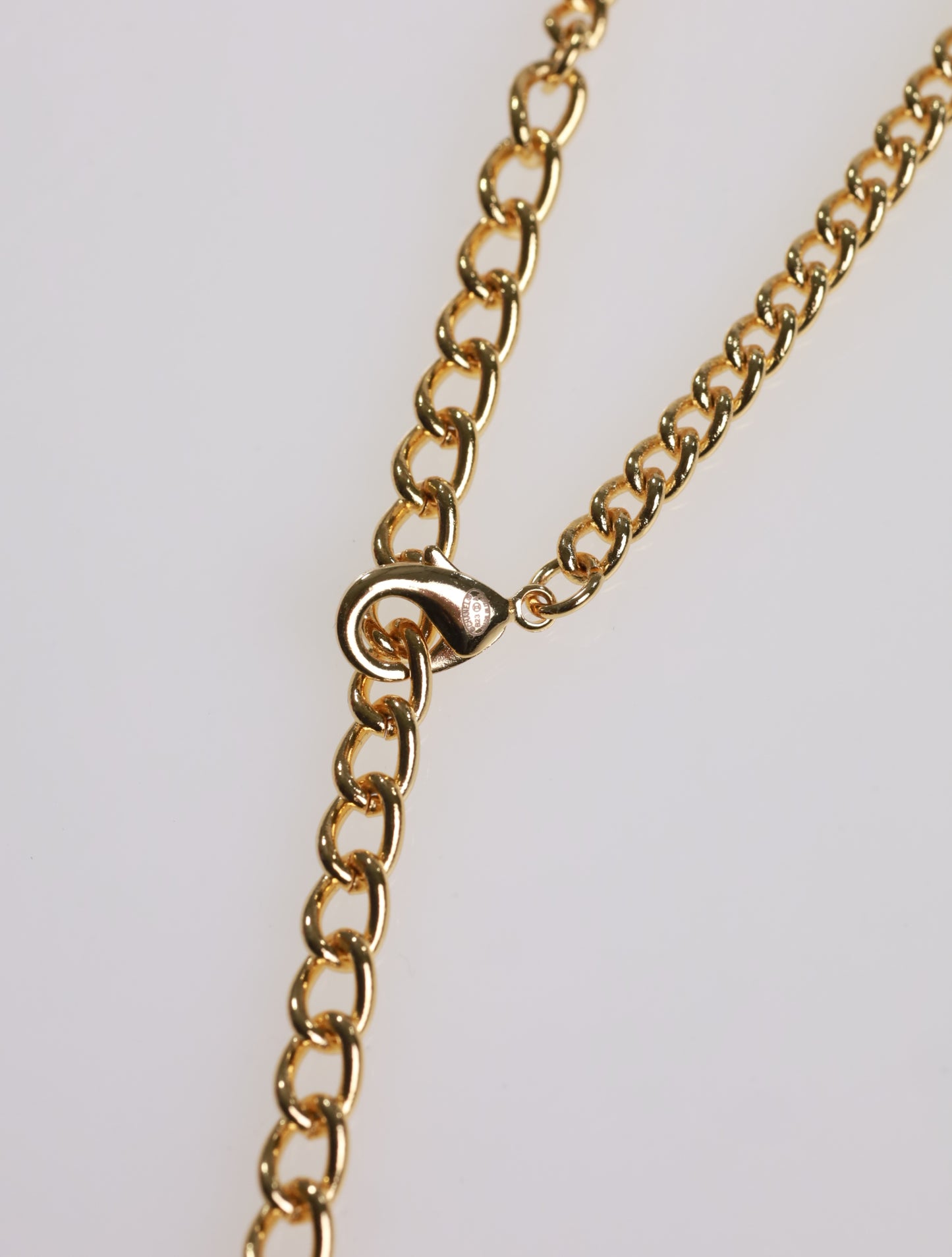 CHANEL Kette großes XL CC Halskette Gold / Braun