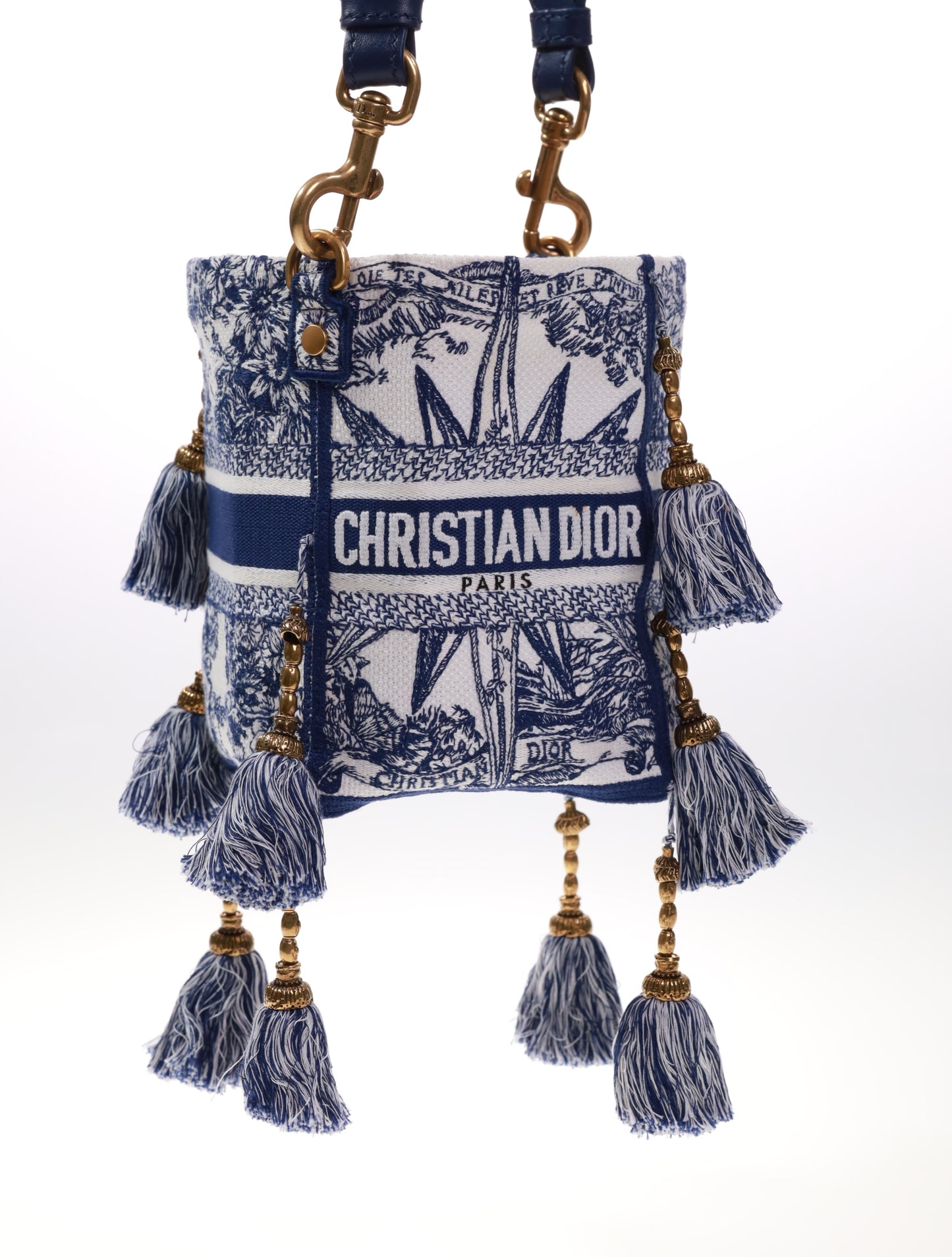 CHRISTIAN DIOR Rêve d'Infini Small D-Bubble Bucket Bag - Blue Bucket Bags, Handbags