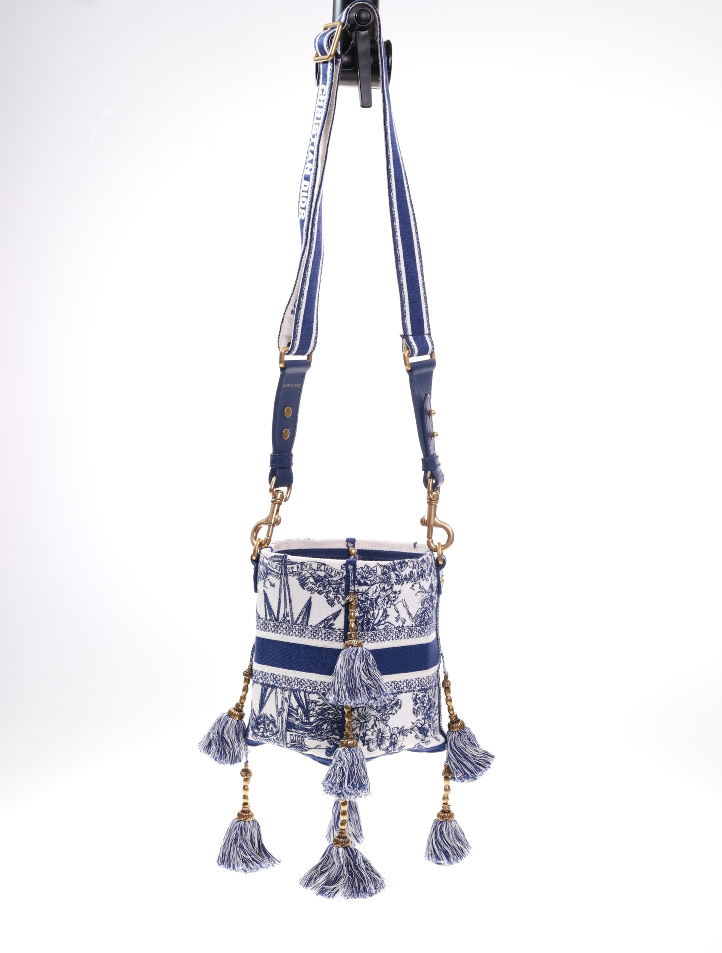 CHRISTIAN DIOR Rêve d'Infini Small D-Bubble Bucket Bag - Blue Bucket Bags, Handbags