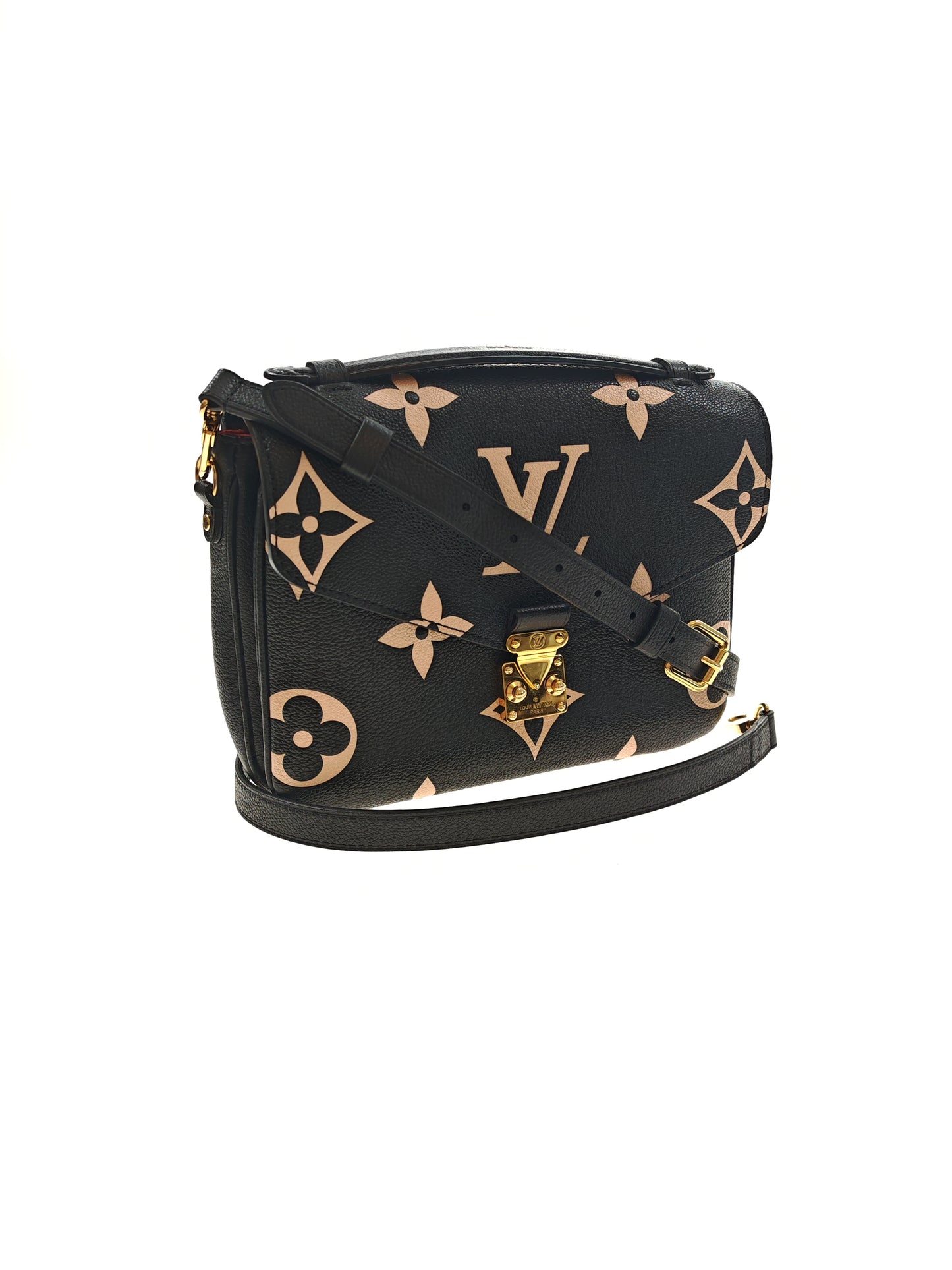 LOUIS VUITTON Pochette Metis Empreinte Bicolor Leder M45773 FULLSET