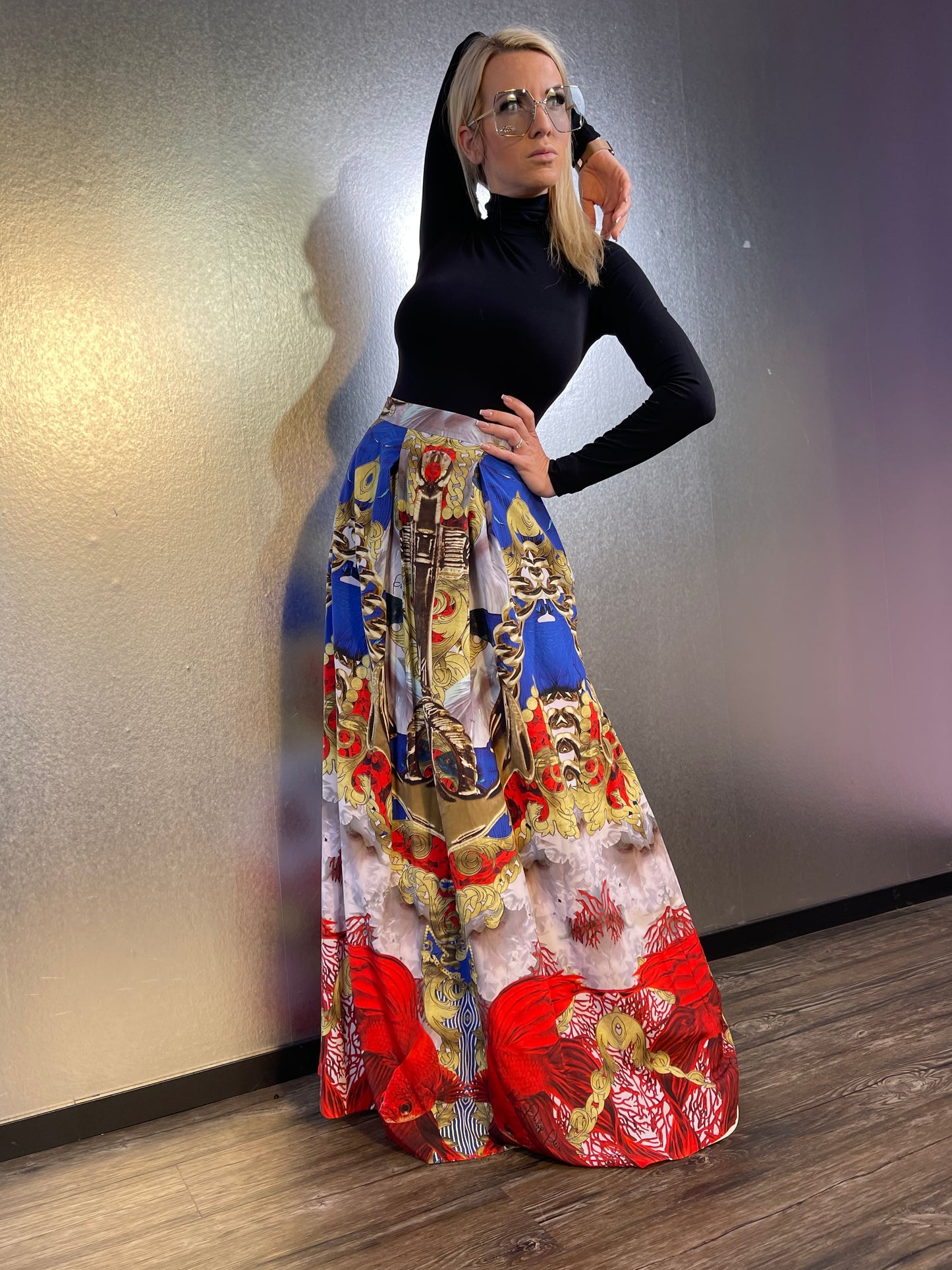 Philipp Plein Maxi Skirt Kois