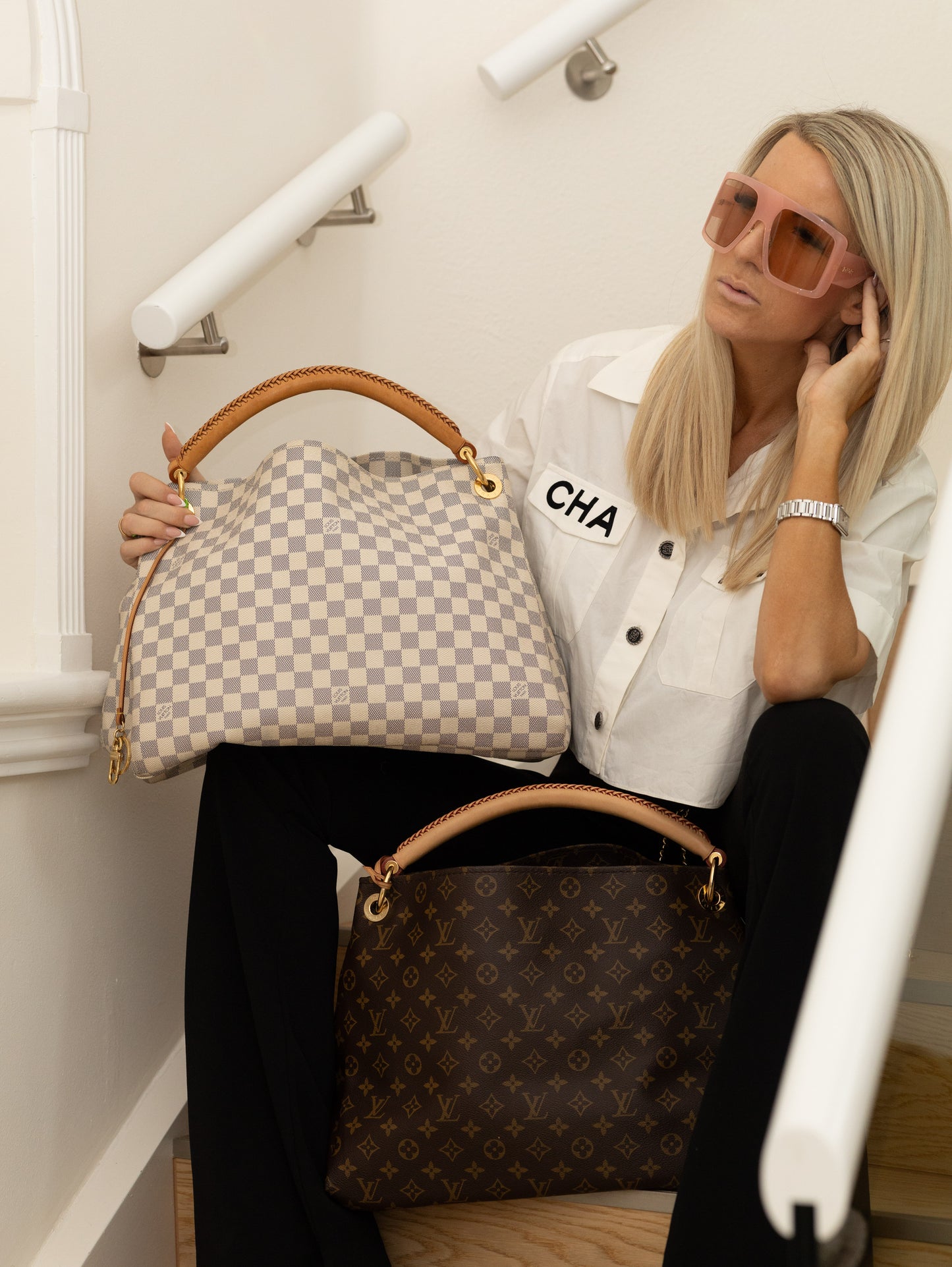 LOUIS VUITTON Artsy MM Monogramma Marrone