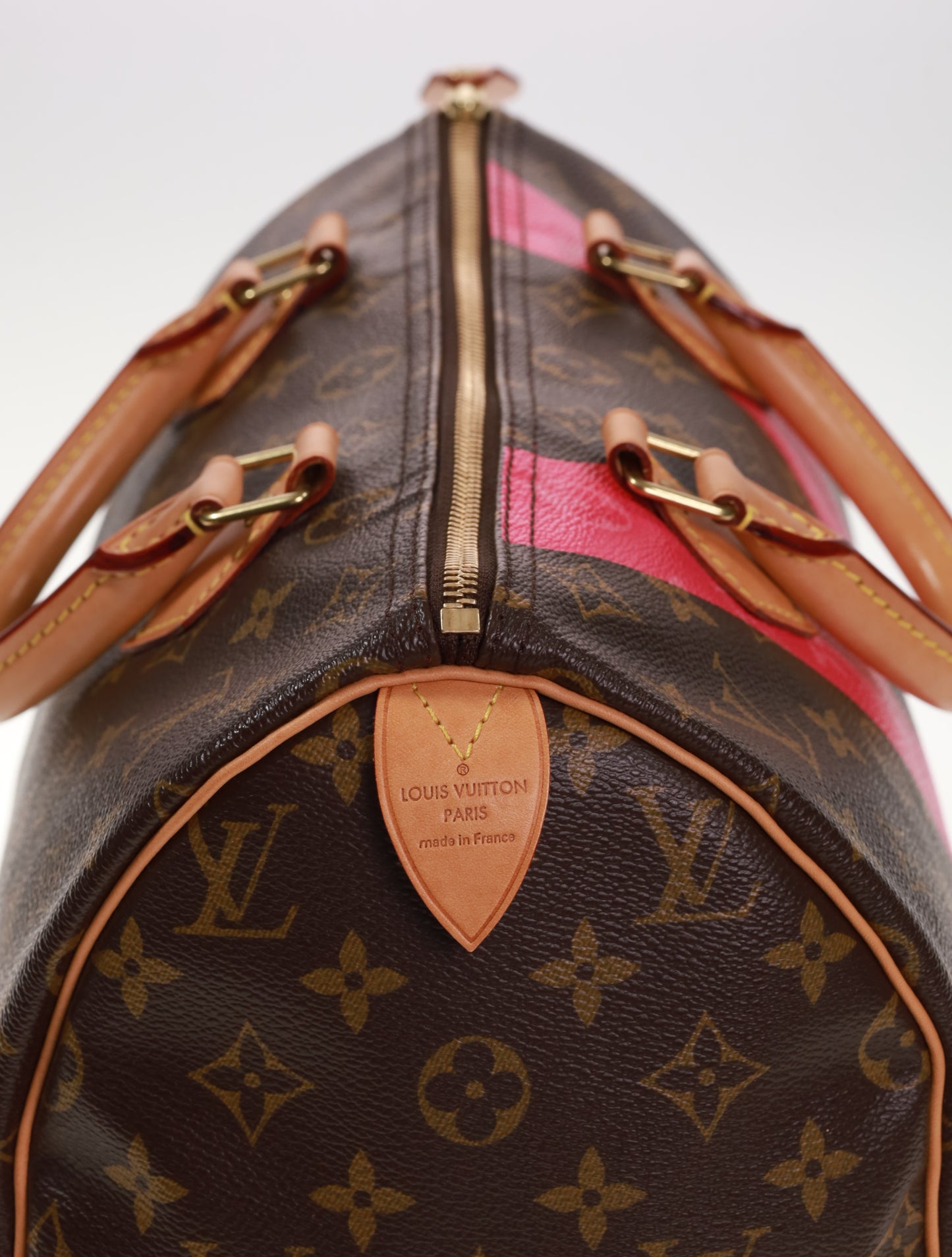 LOUIS VUITTON SPEEDY 30 Monogram V Pink M41533