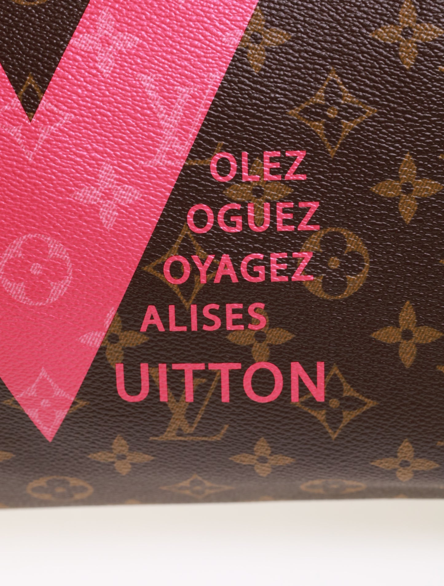 LOUIS VUITTON SPEEDY 30 Monogram V Pink M41533