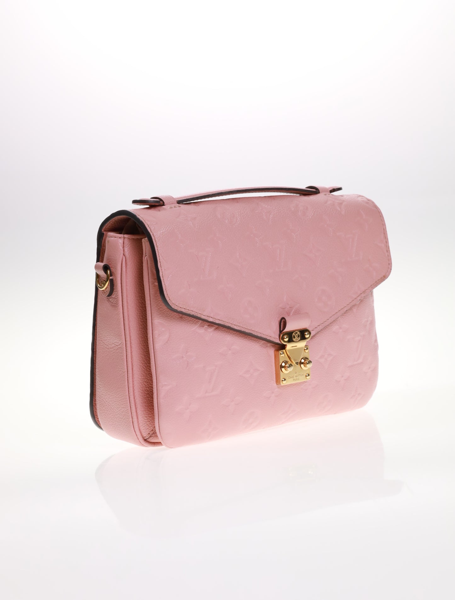 LOUIS VUITTON Pochette Metis Empreinte Rose