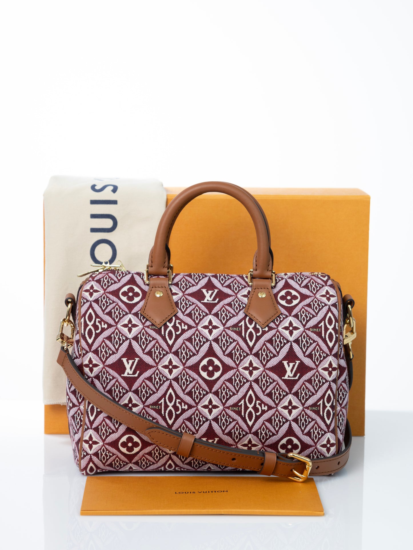 Louis Vuitton Speedy 25 1854 bordeaux M57231