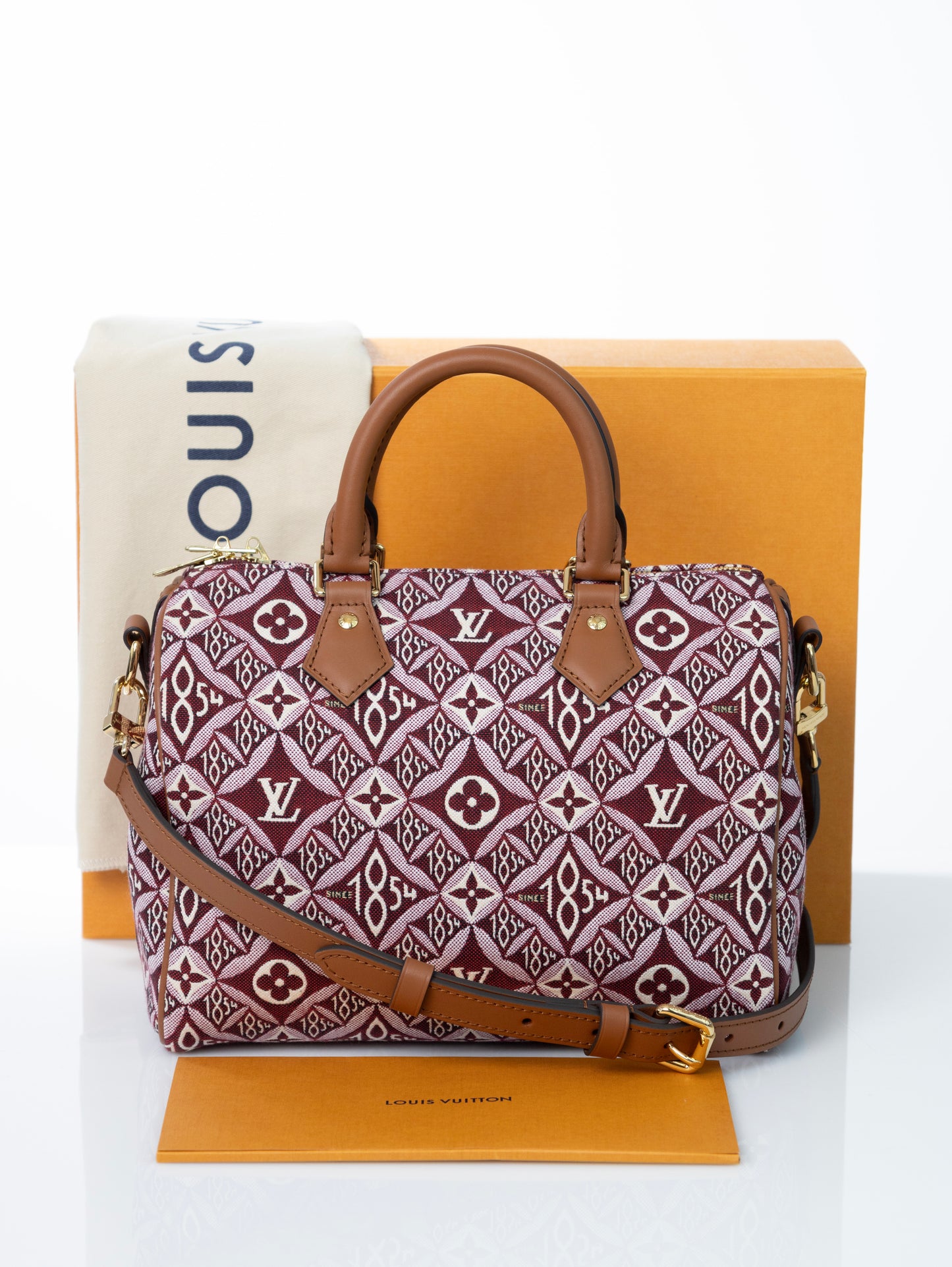 Louis Vuitton Speedy 25 1854 bordeaux M57231