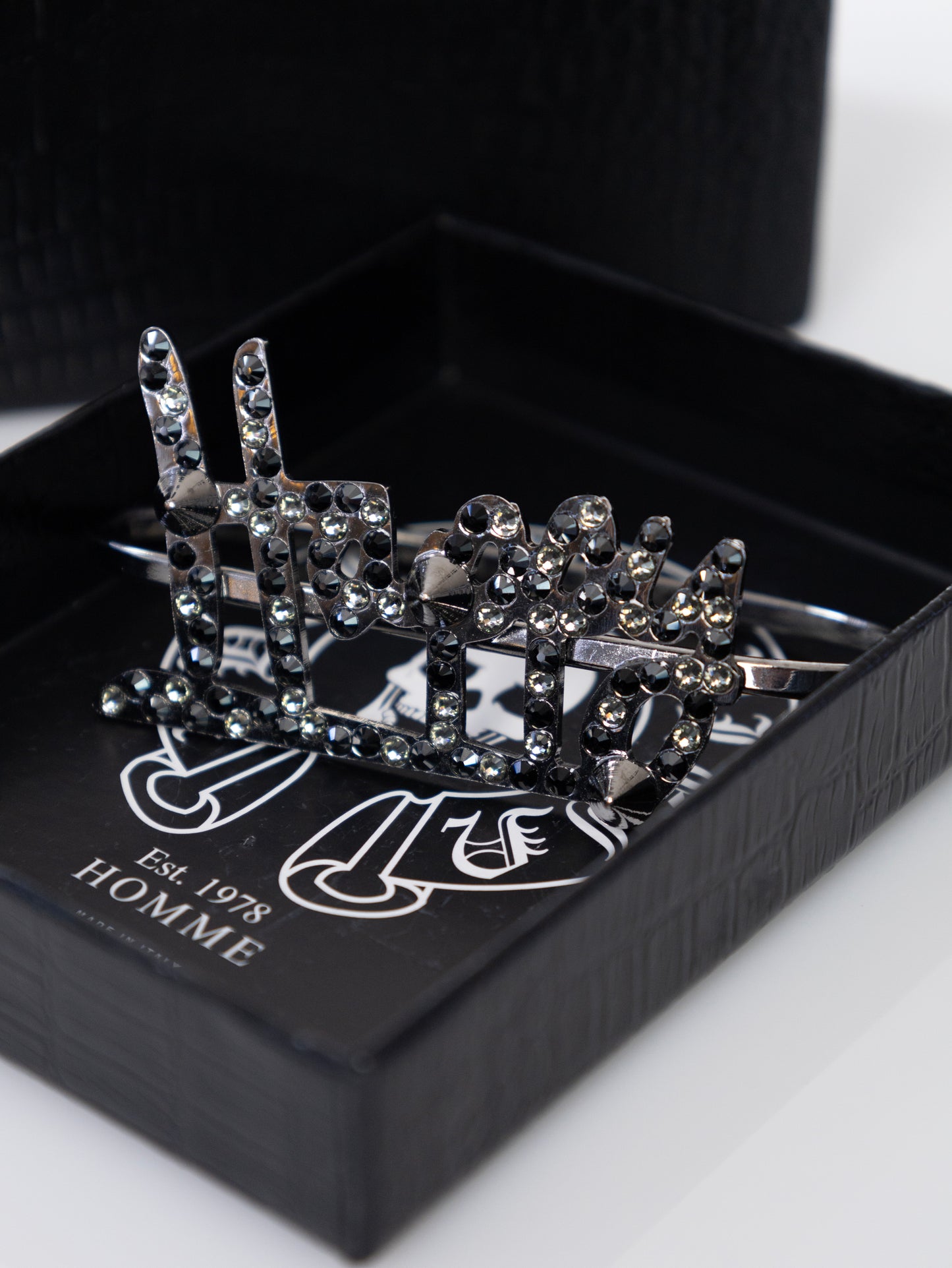 Philipp Plein Handring mit Strasssteinchen