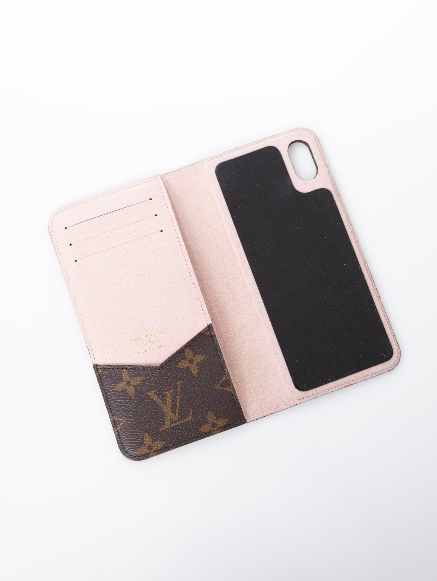 Louis Vuitton iPhone Folio Handyhülle Monogram Rose M68691