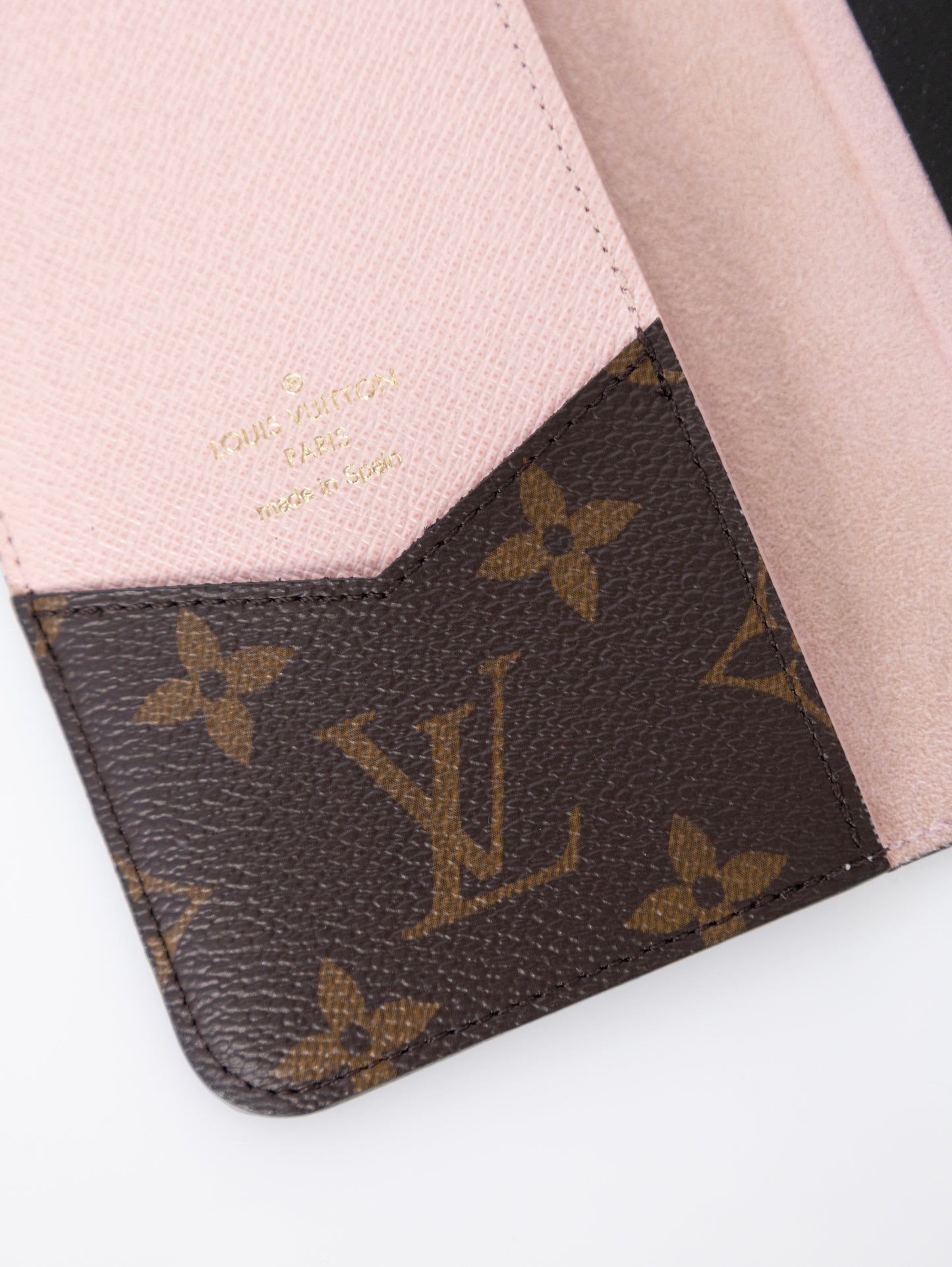 Louis Vuitton iPhone Folio Handyhülle Monogram Rose M68691