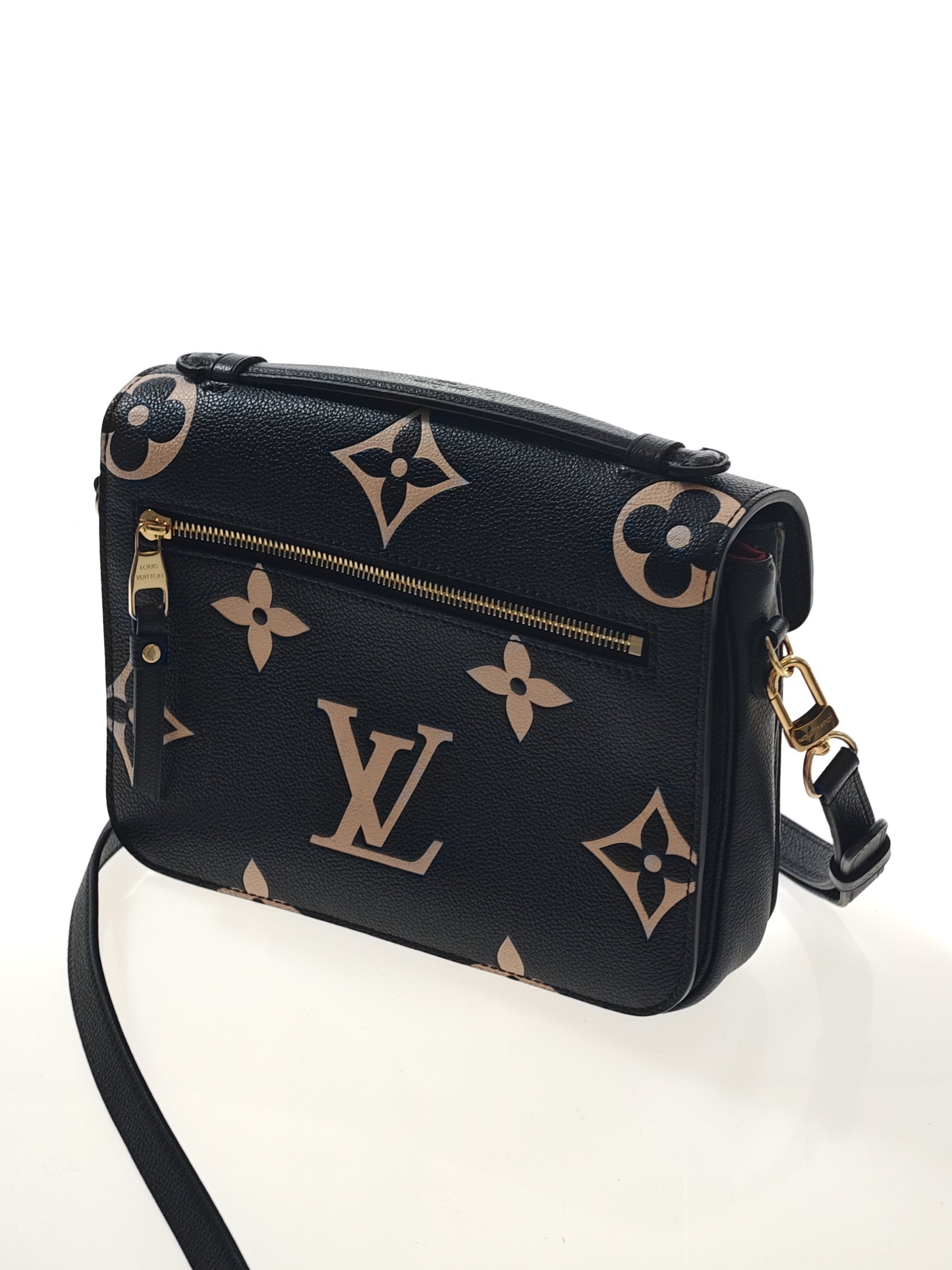 LOUIS VUITTON Pochette Metis Empreinte Bicolor Leder M45773 FULLSET