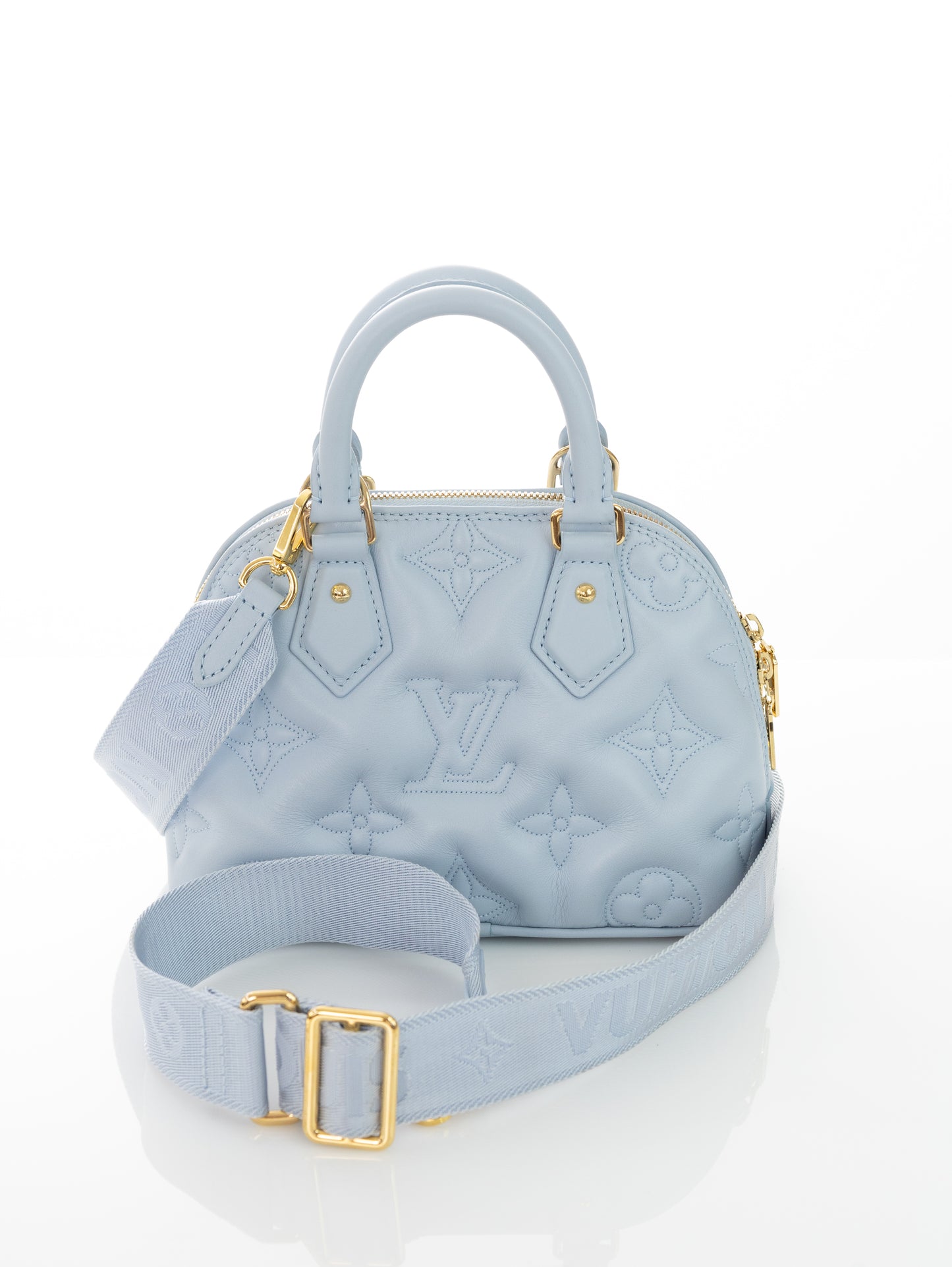 LOUIS VUITTON ALMA BB Pillow Soft BBG Ice Blue M59822