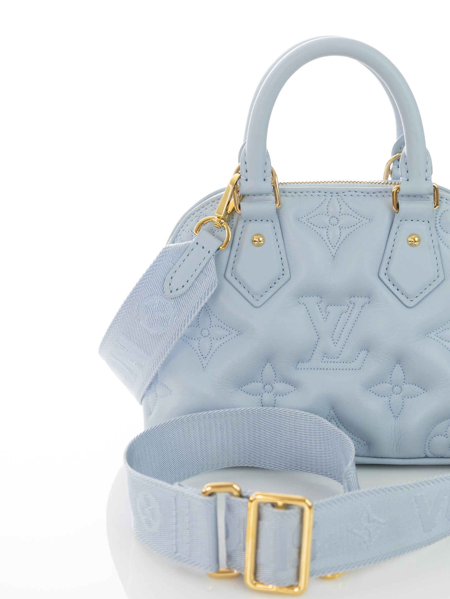 LOUIS VUITTON ALMA BB Pillow Soft BBG Ice Blue M59822