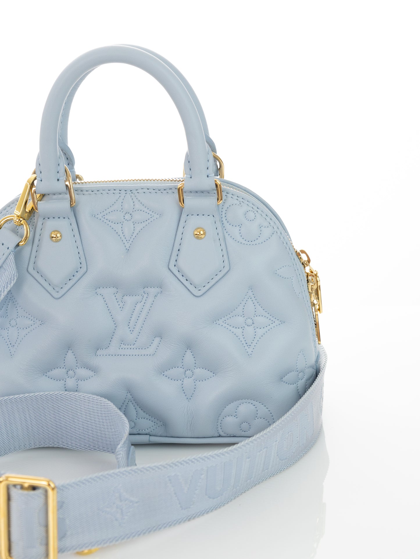 LOUIS VUITTON ALMA BB Pillow Soft BBG Ice Blue M59822