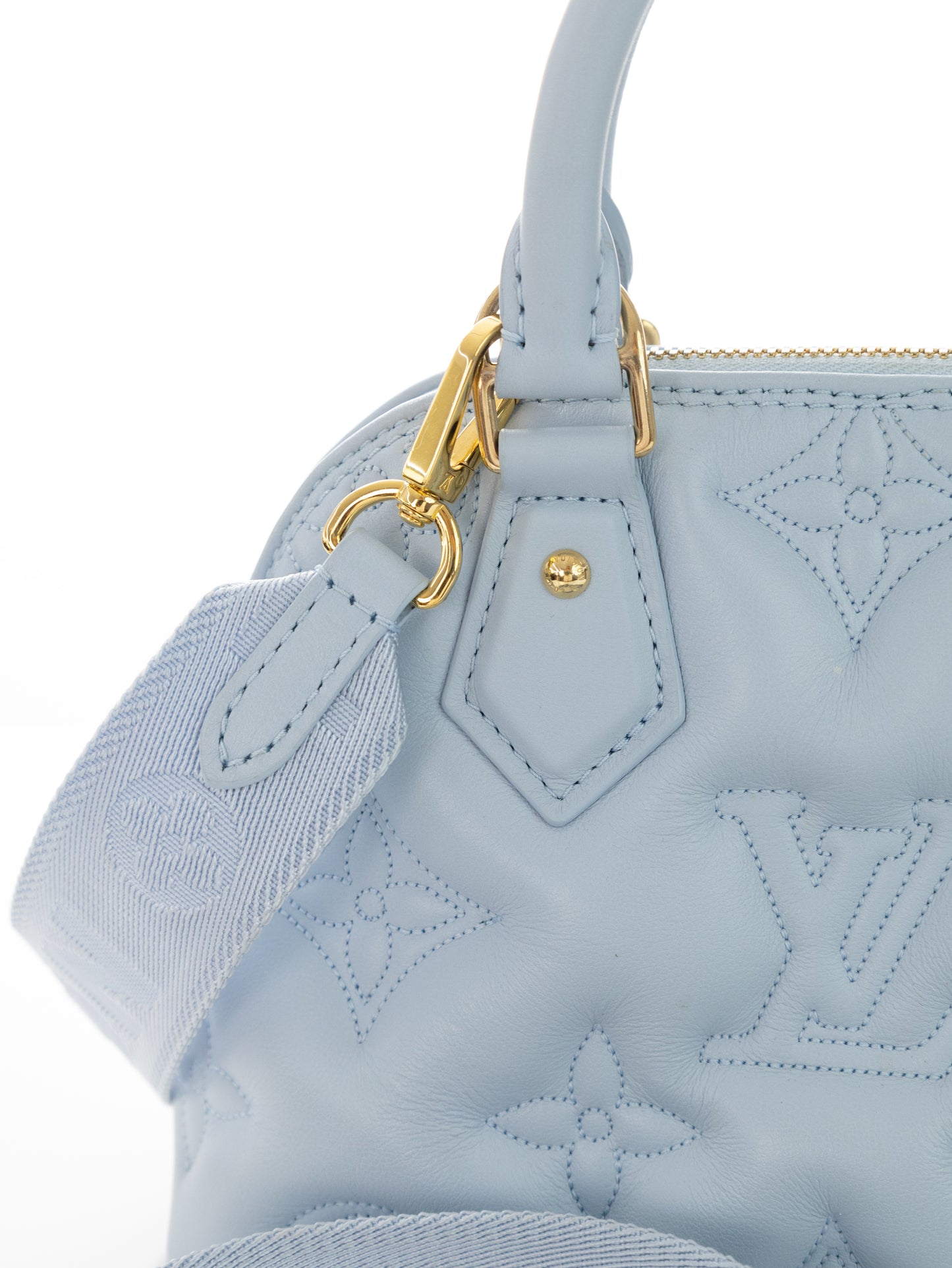 LOUIS VUITTON ALMA BB Pillow Soft BBG Ice Blue M59822