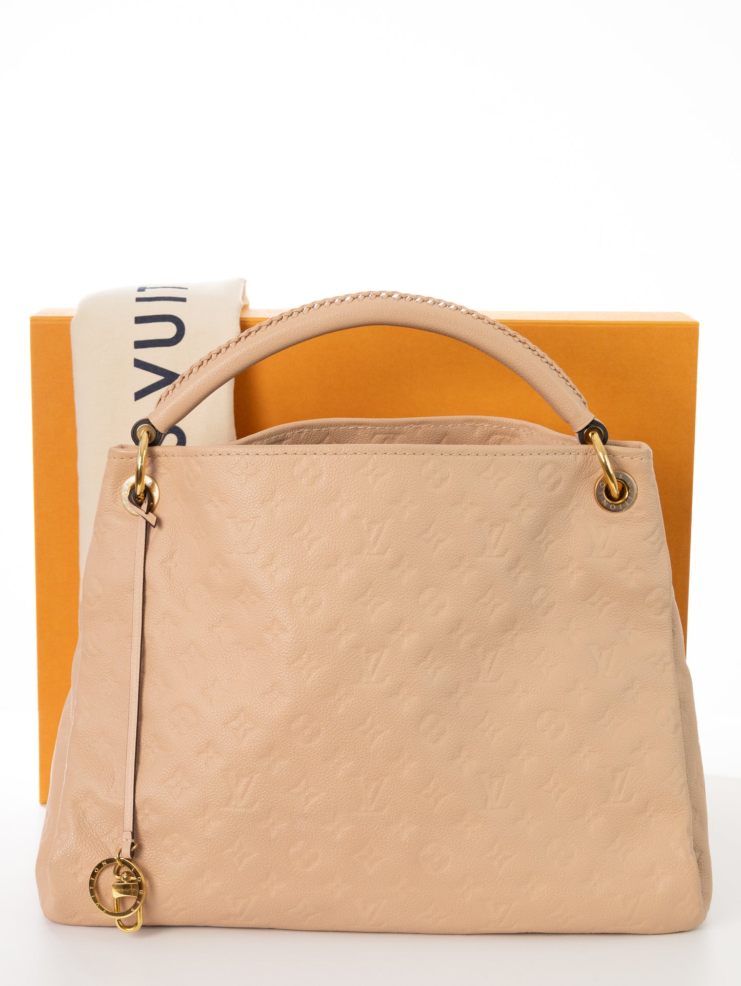 LOUIS VUITTON Artsy MM Monogram Empreinte Creme