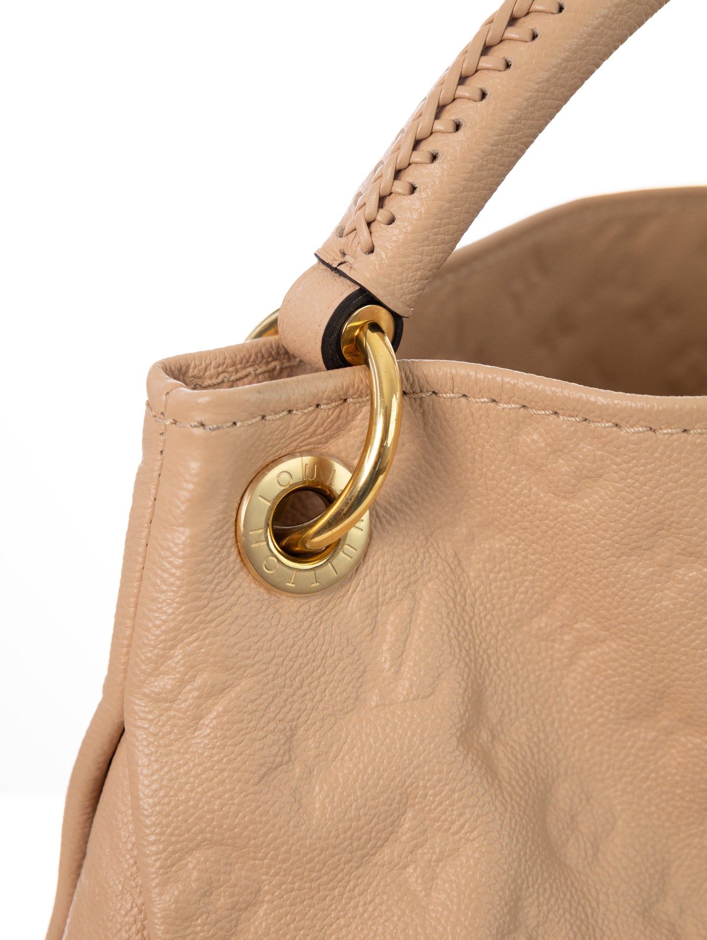 LOUIS VUITTON Artsy MM Monogram Empreinte Creme