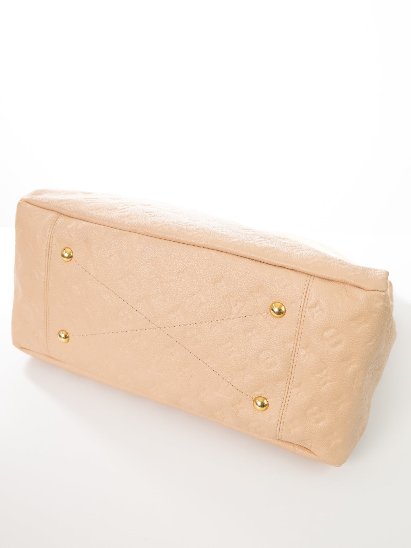 LOUIS VUITTON Artsy MM Monogram Empreinte Creme