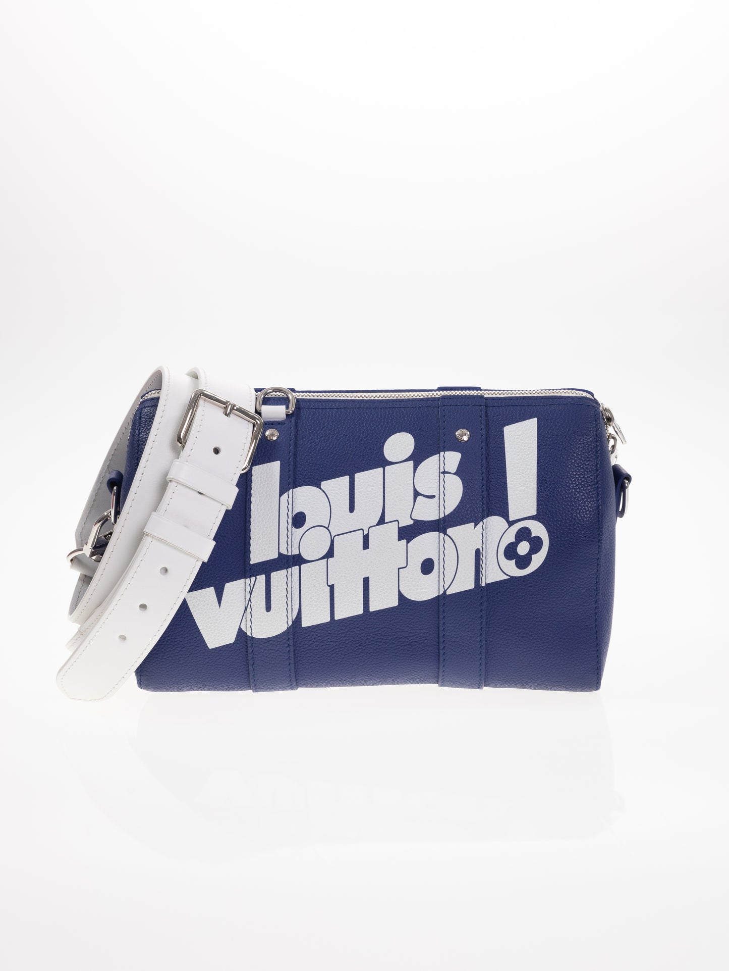 LOUIS VUITTON Blue City Keepall M45936 Virgil Abloh