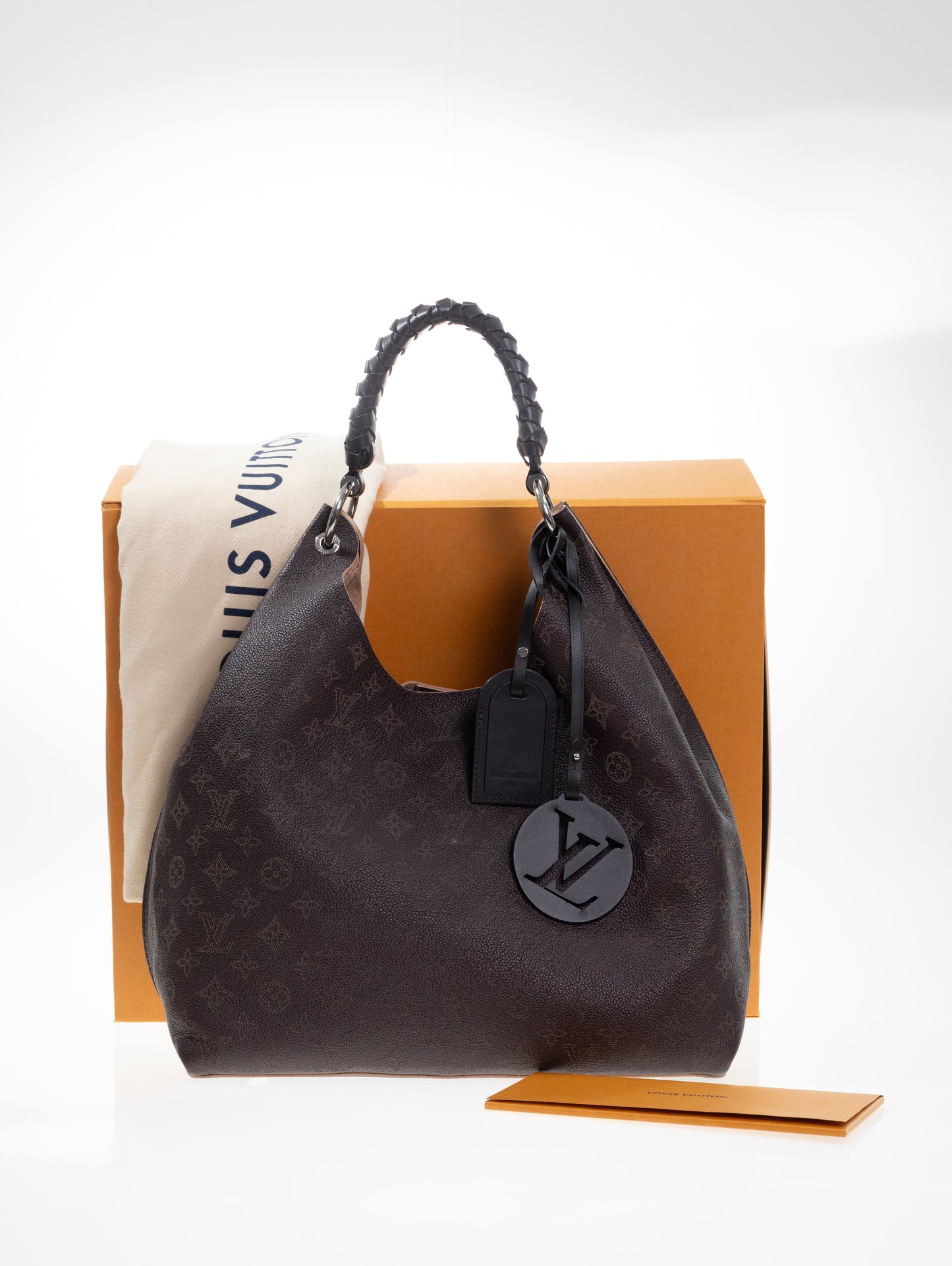 LOUIS VUITTON Carmel M56436 Mahina Shopper Monogram Chocolat