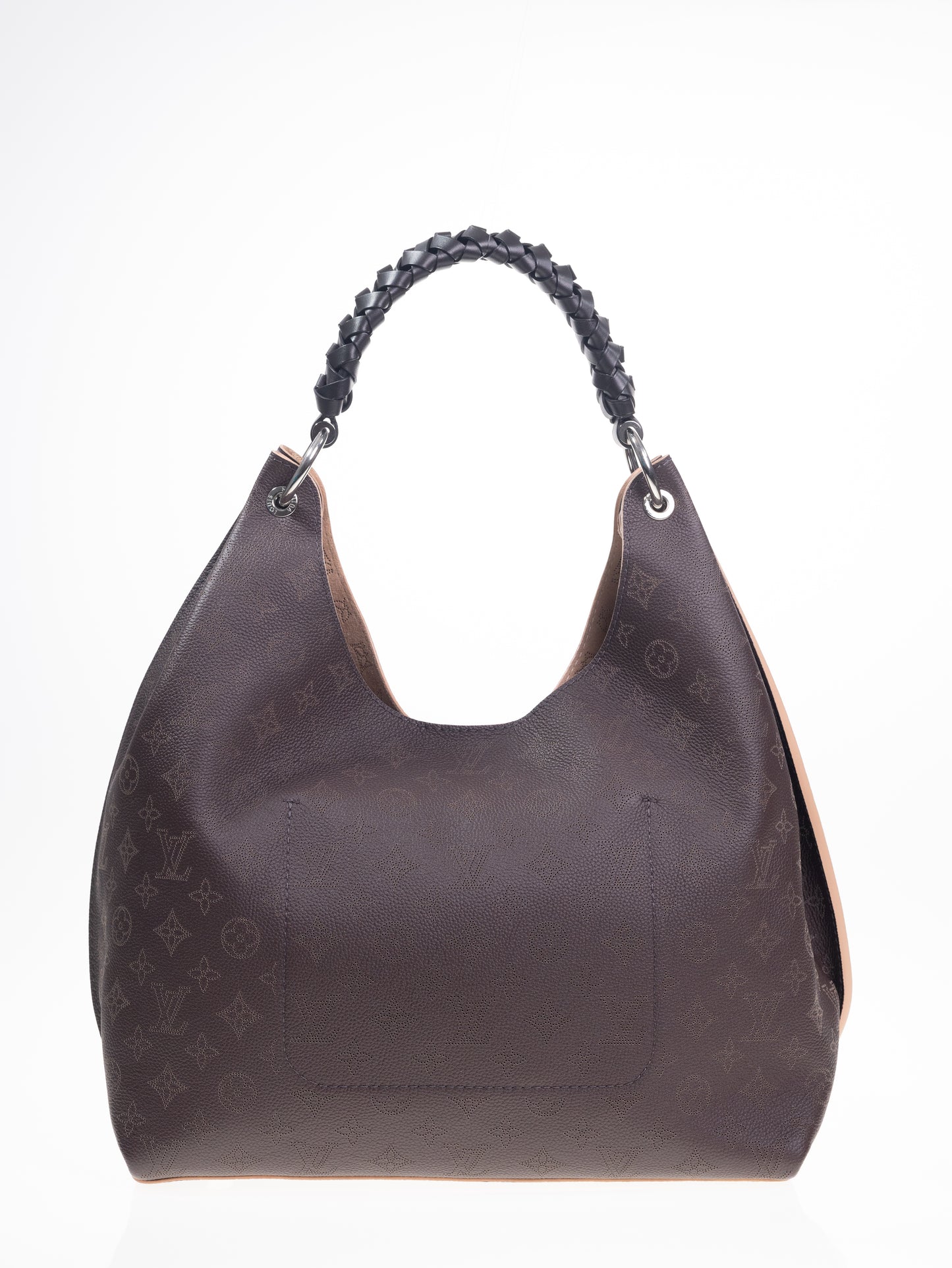 LOUIS VUITTON Carmel M56436 Mahina Shopper Monogram Chocolat FULLSET