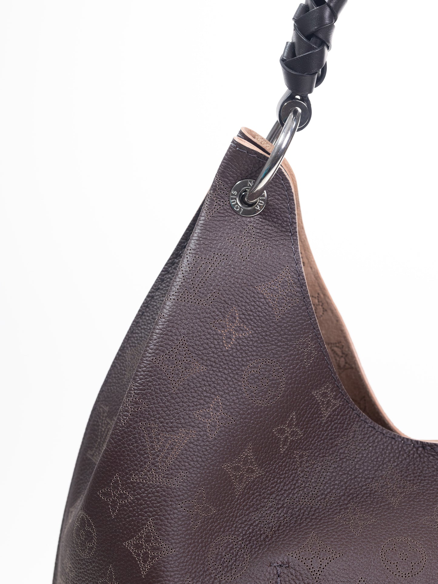 LOUIS VUITTON Carmel M56436 Mahina Shopper Monogram Chocolat FULLSET