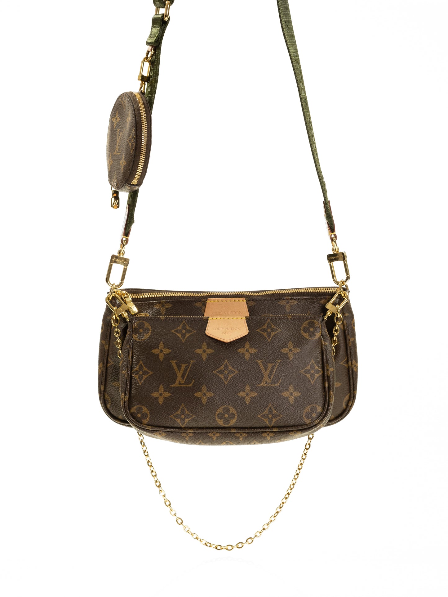 LOUIS VUITTON MULTI POCHETTE ACCESSOIRES M44813 KHAKI