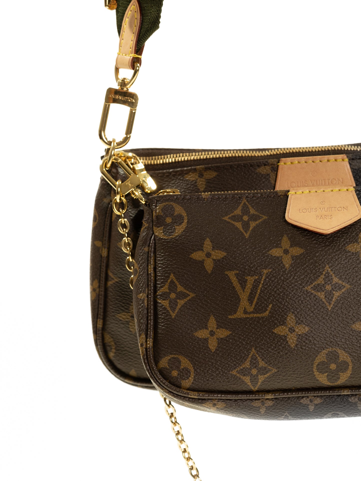 LOUIS VUITTON MULTI POCHETTE ACCESSOIRES M44813 KHAKI