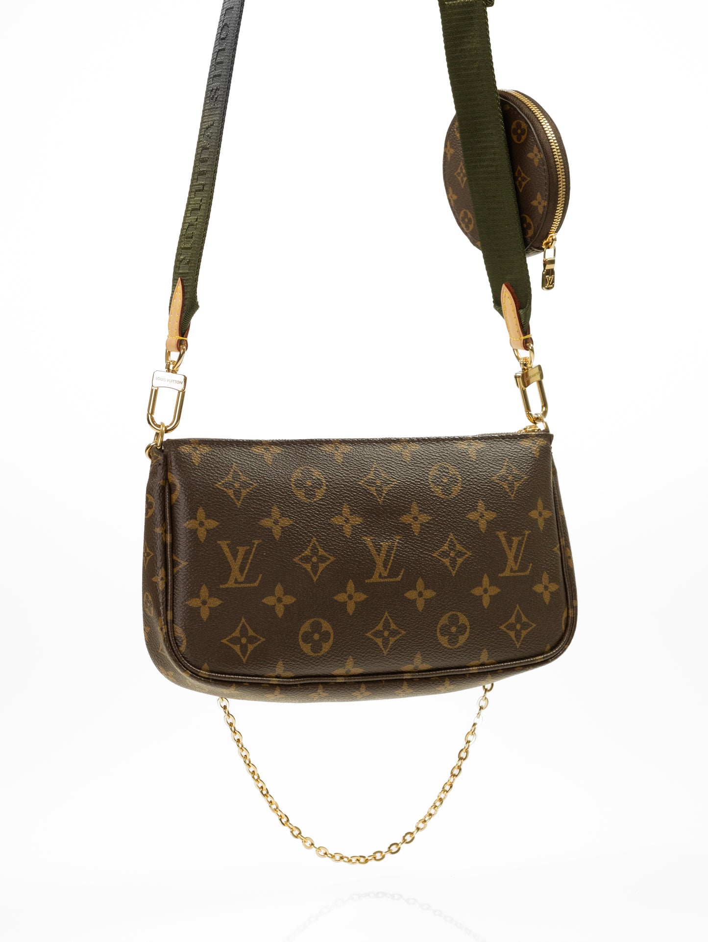 LOUIS VUITTON MULTI POCHETTE ACCESSOIRES M44813 KHAKI