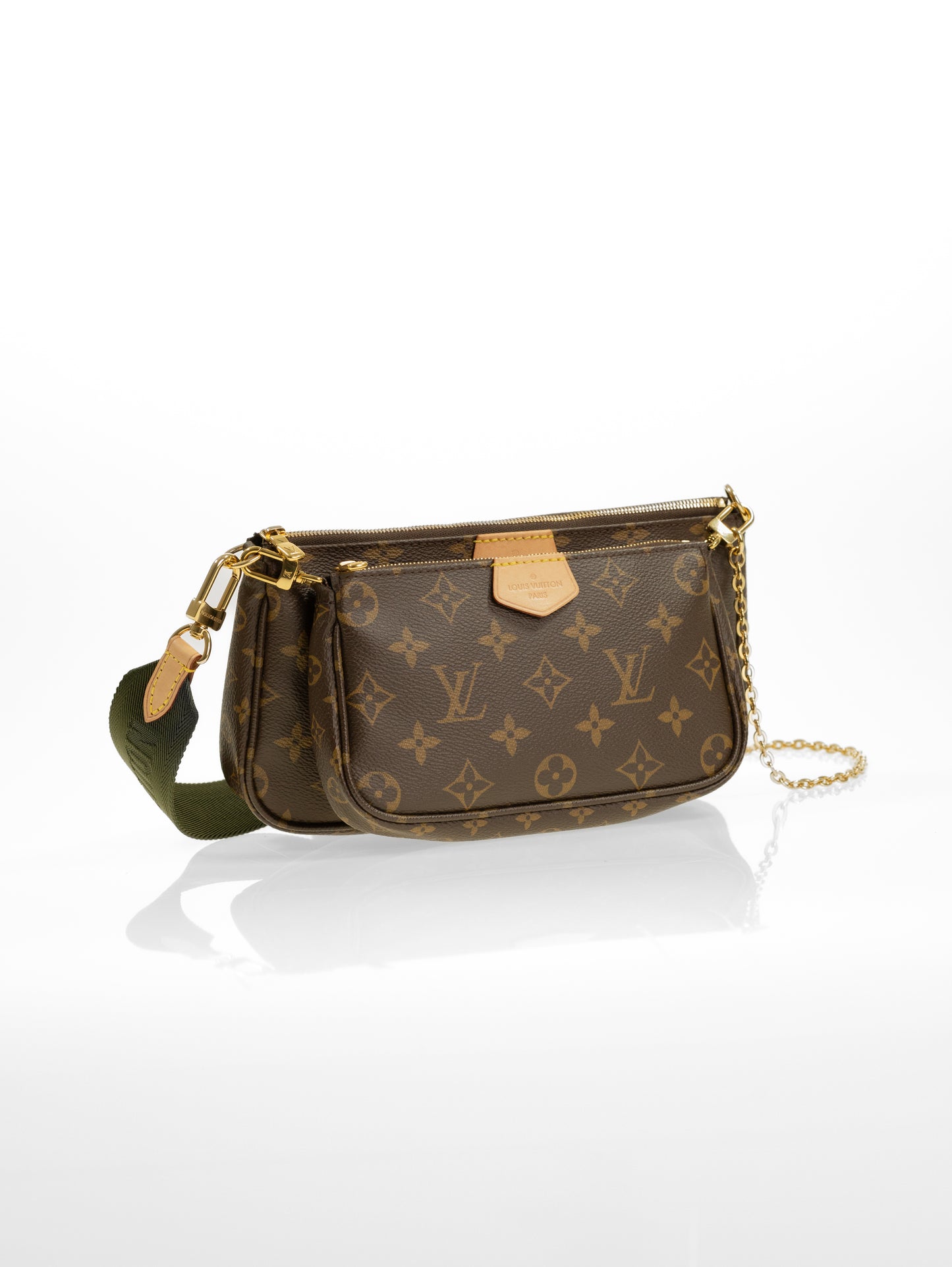 LOUIS VUITTON MULTI POCHETTE ACCESSOIRES M44813 KHAKI