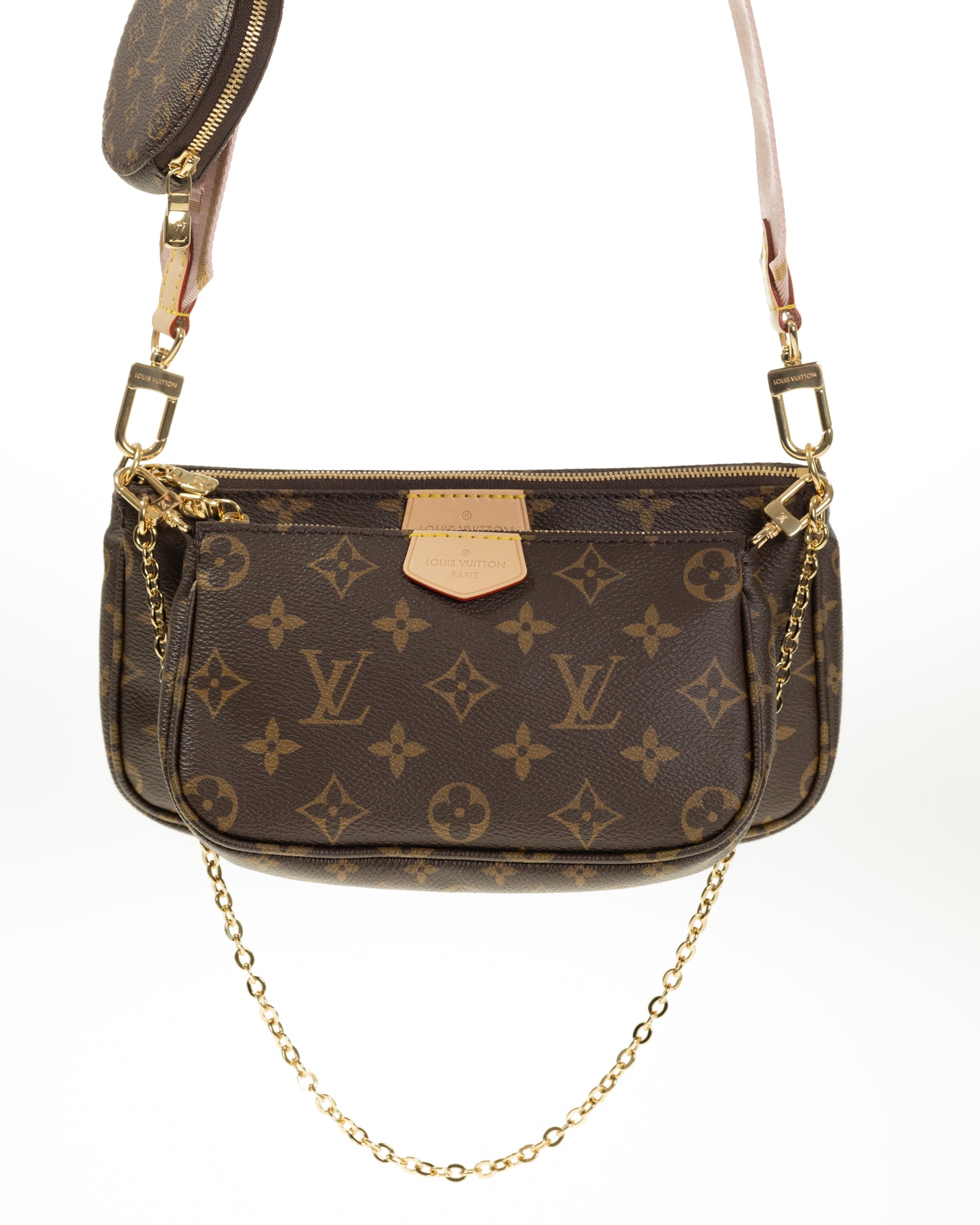 LOUIS VUITTON MULTI POCHETTE ACCESSOIRES M44840 ROSE