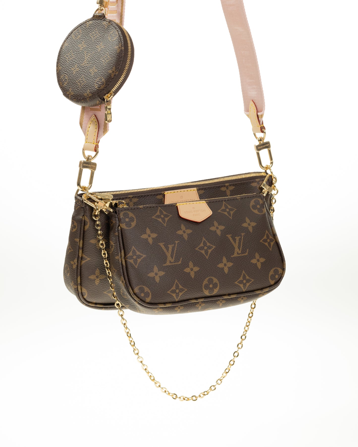 LOUIS VUITTON MULTI POCHETTE ACCESSOIRES M44840 ROSE