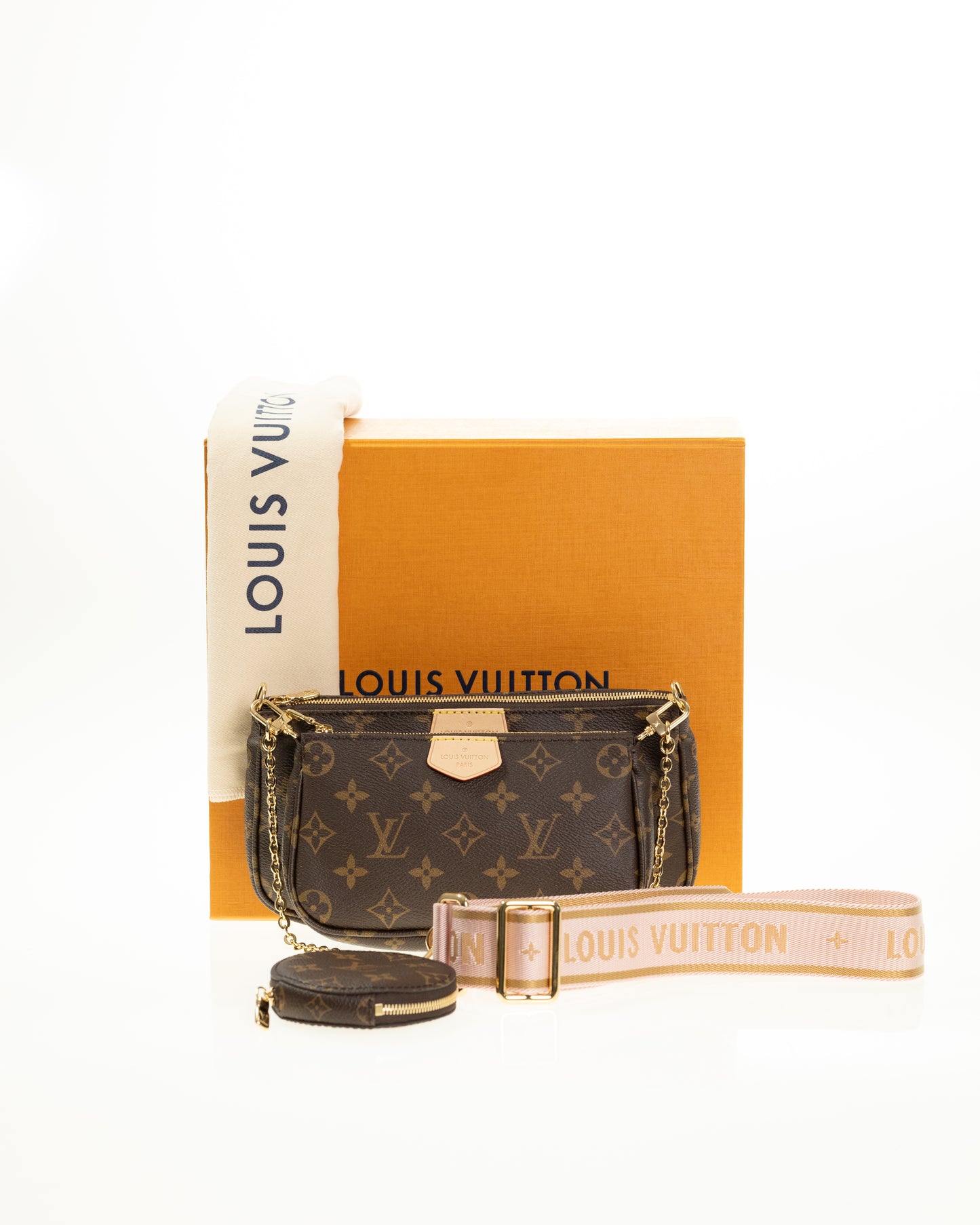 LOUIS VUITTON MULTI POCHETTE ACCESSOIRES M44840 ROSE